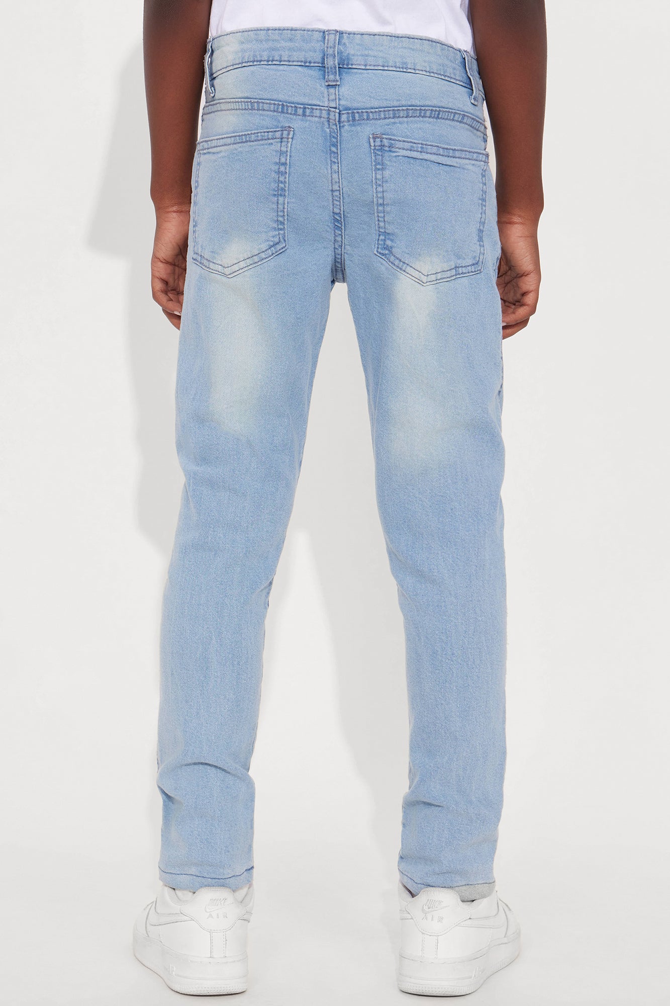 Mini Wil Rip & Repair Denim Jean - Ice Blue