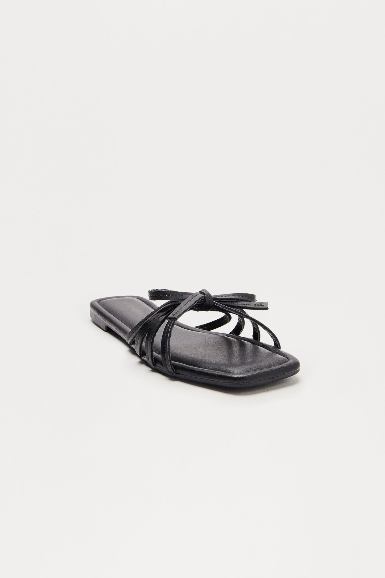 Bryce Bow Sandals - Black