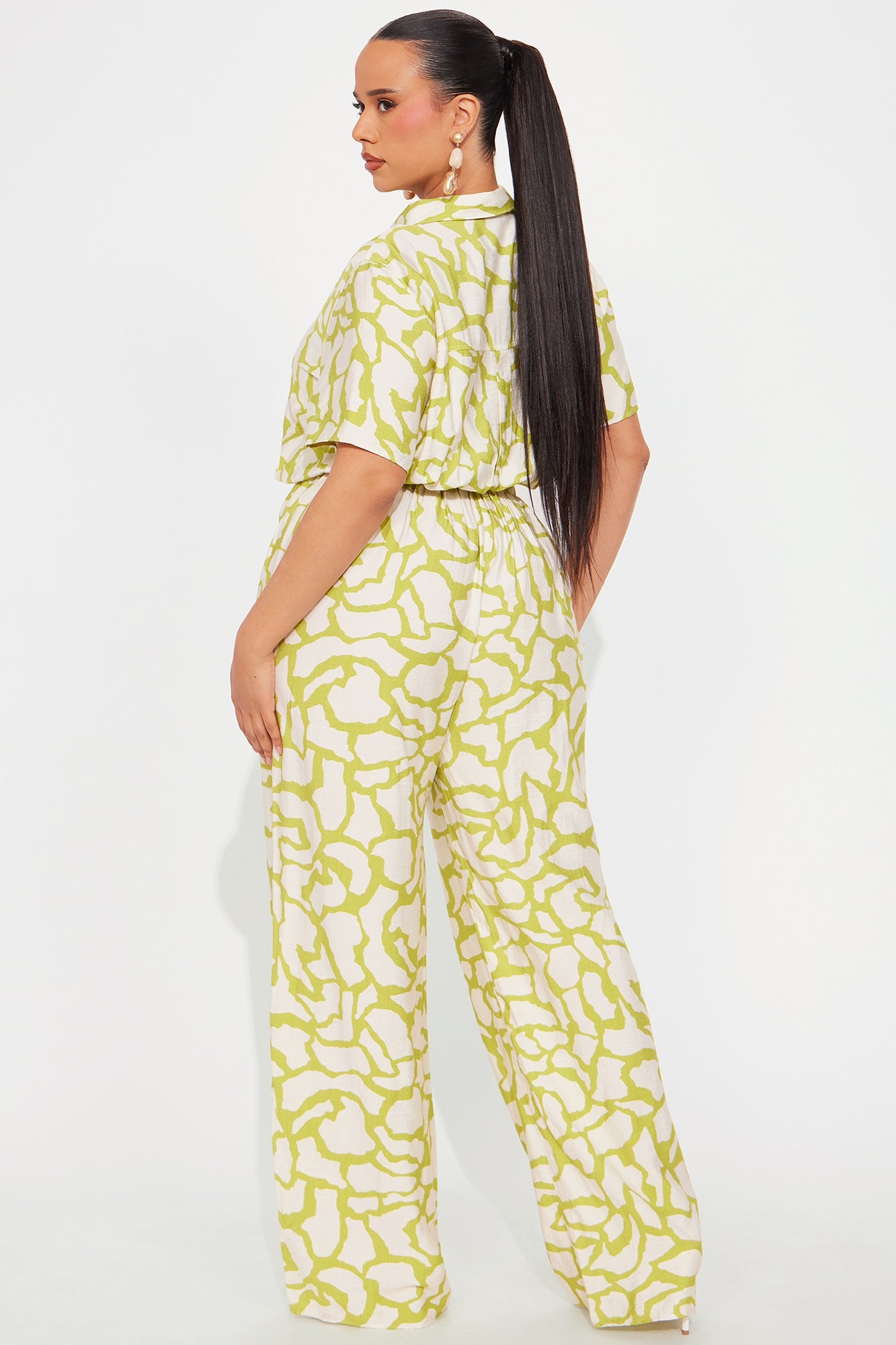 Leila Jumpsuit - Chartreuse