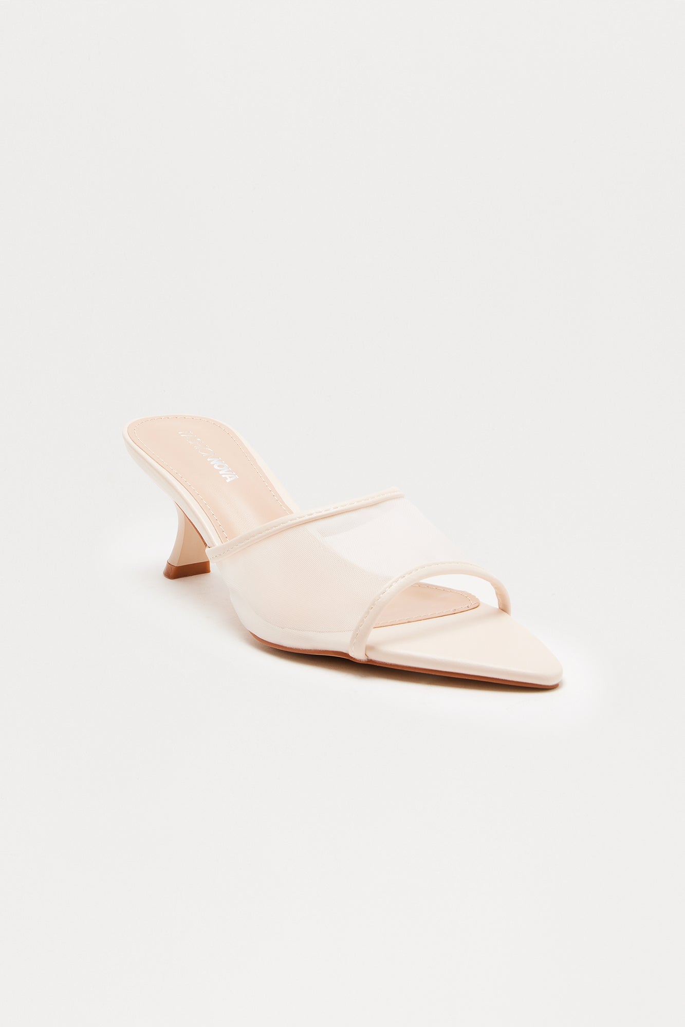 Ginny Mesh Mules - Off White