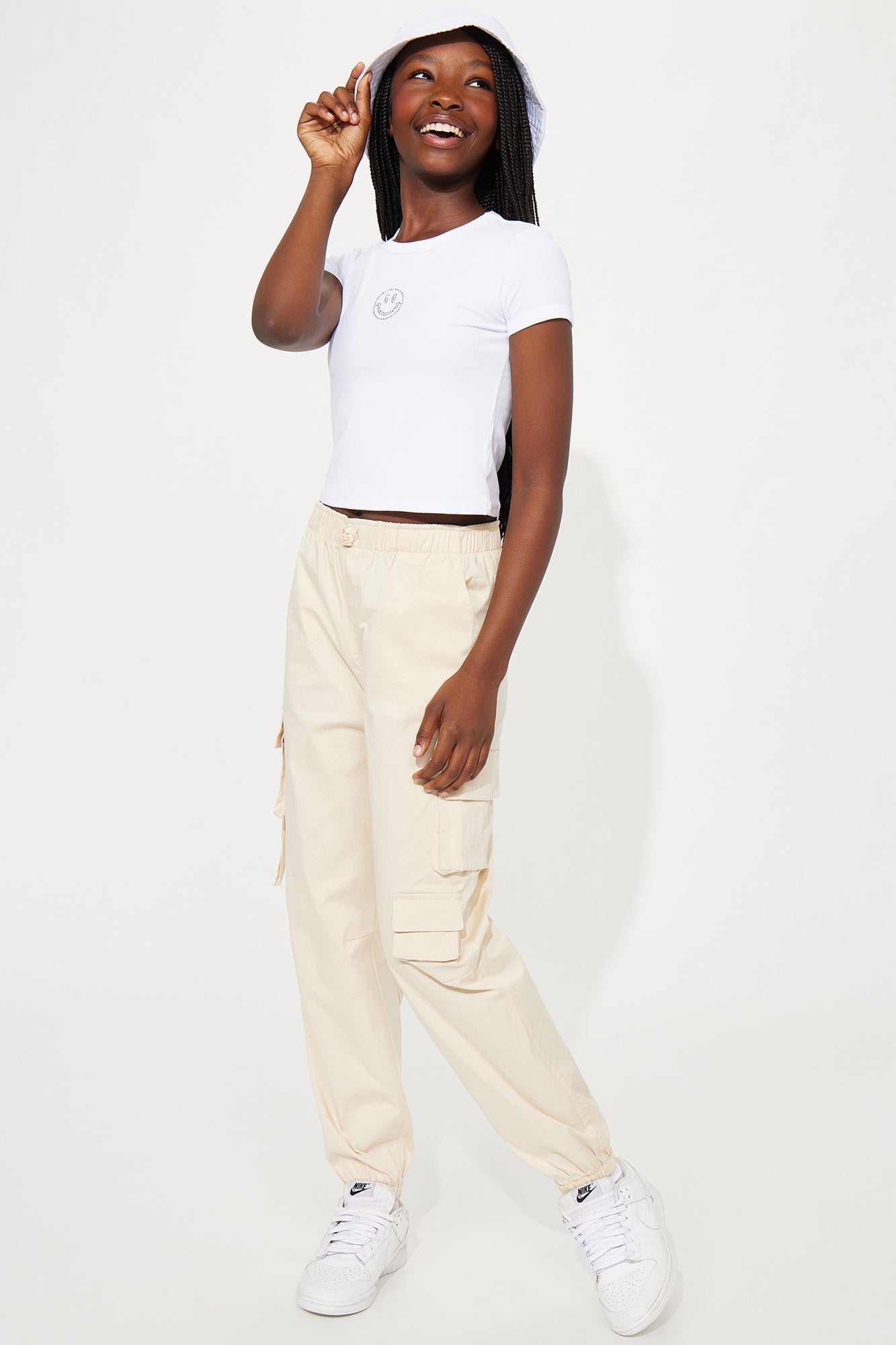 Mini Showing All Sides Parachute Pant - Beige