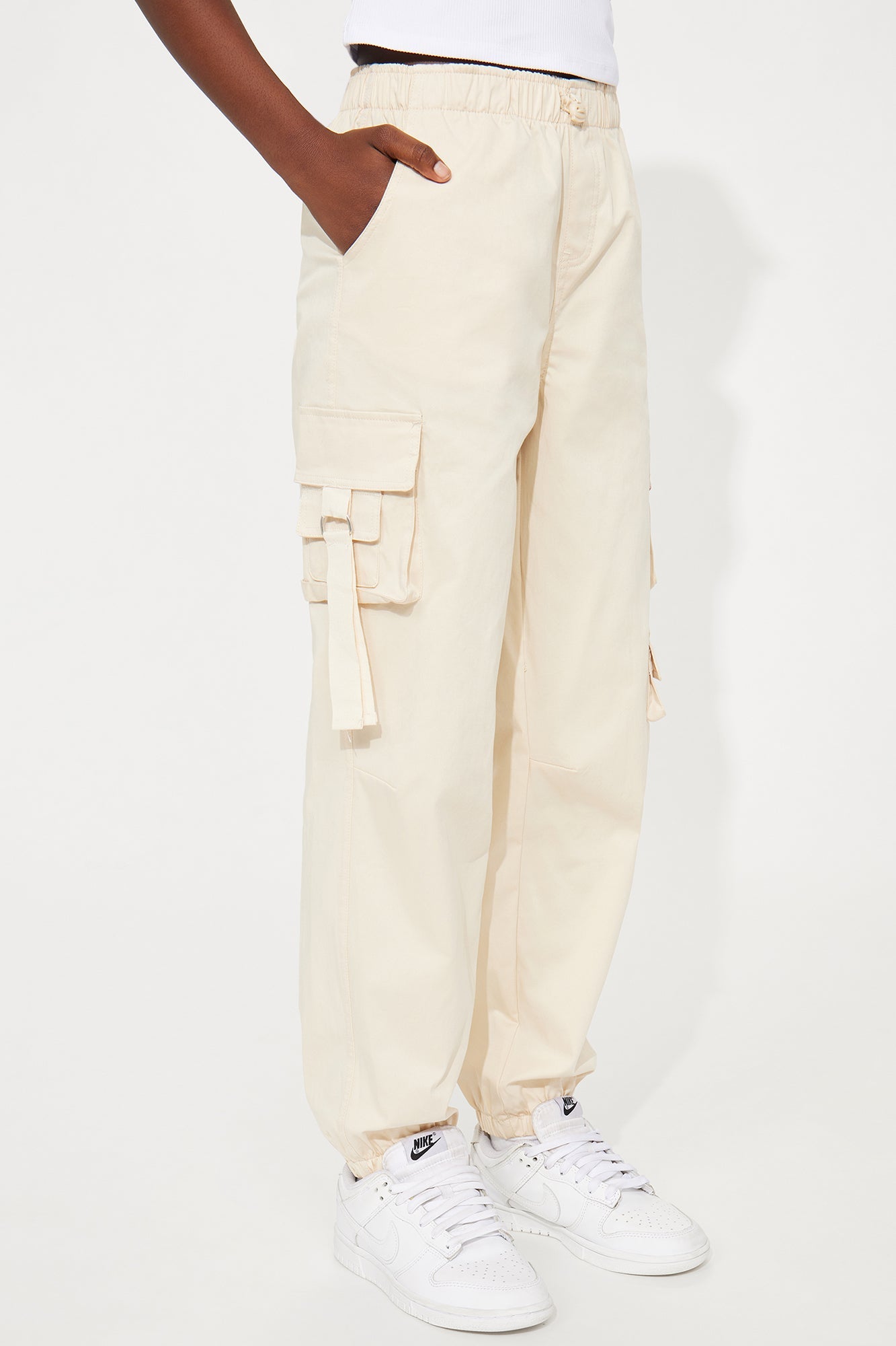 Mini Showing All Sides Parachute Pant - Beige
