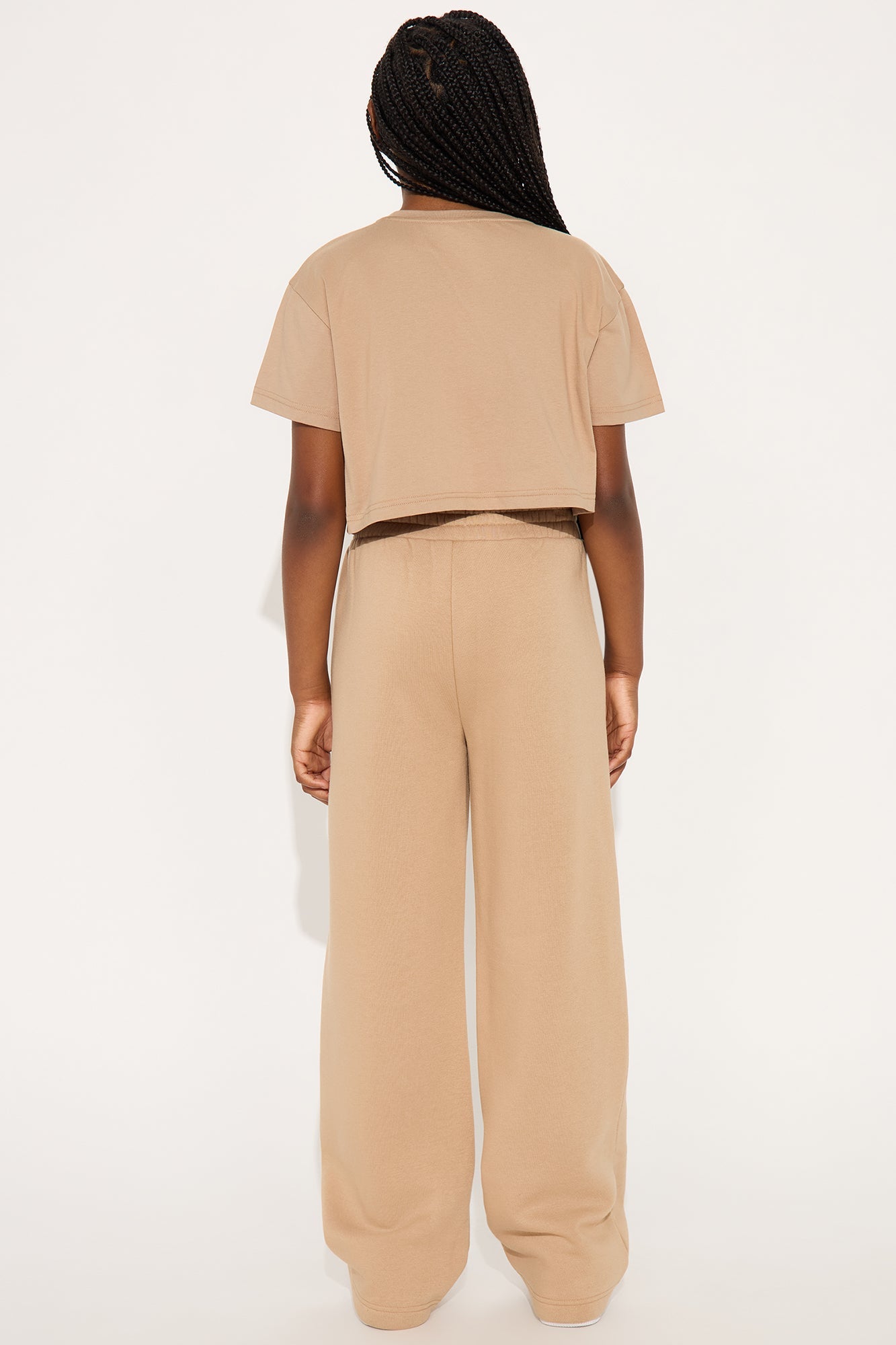 Mini I Love Me Pant Set - Mocha