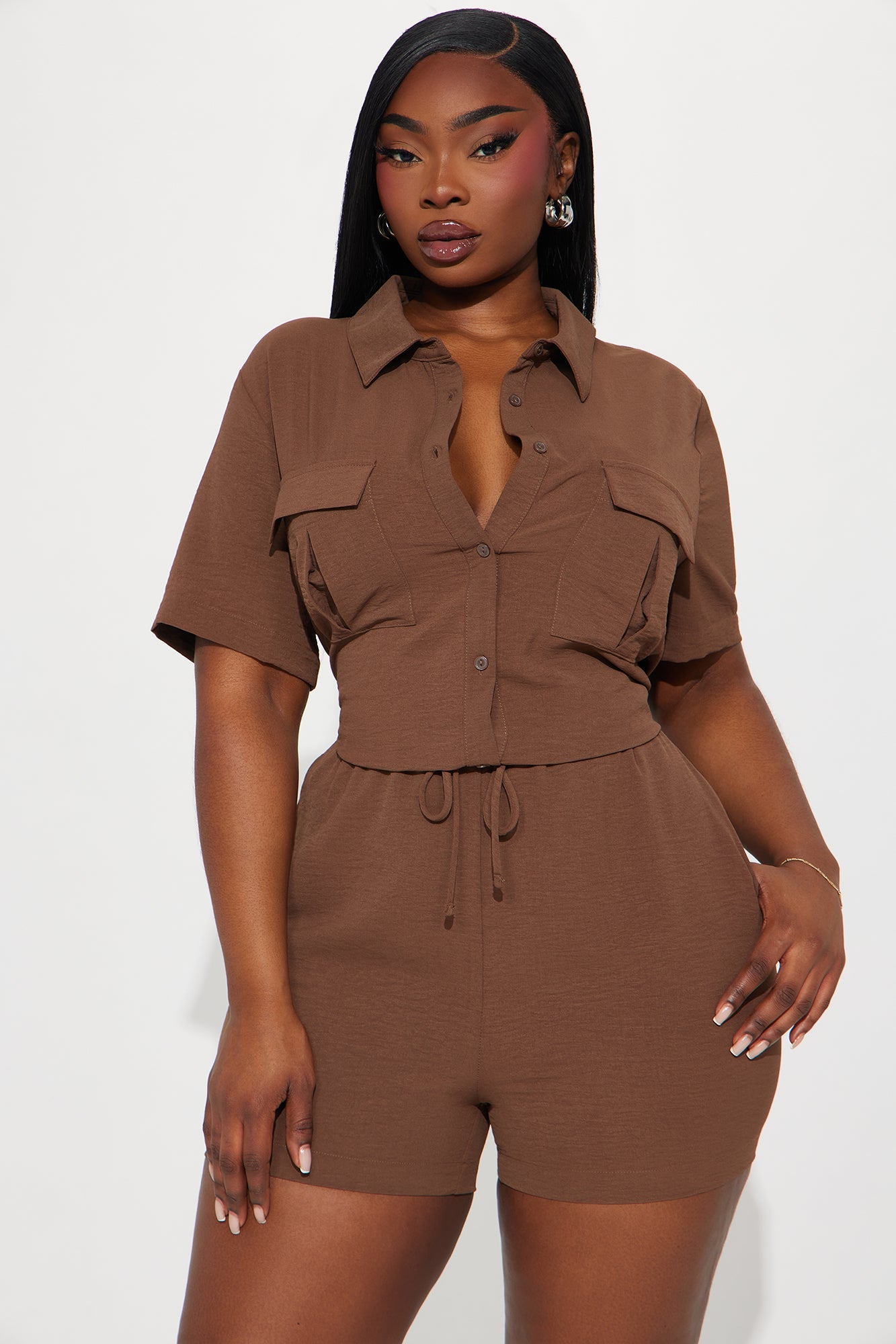 Maisie Romper - Chocolate