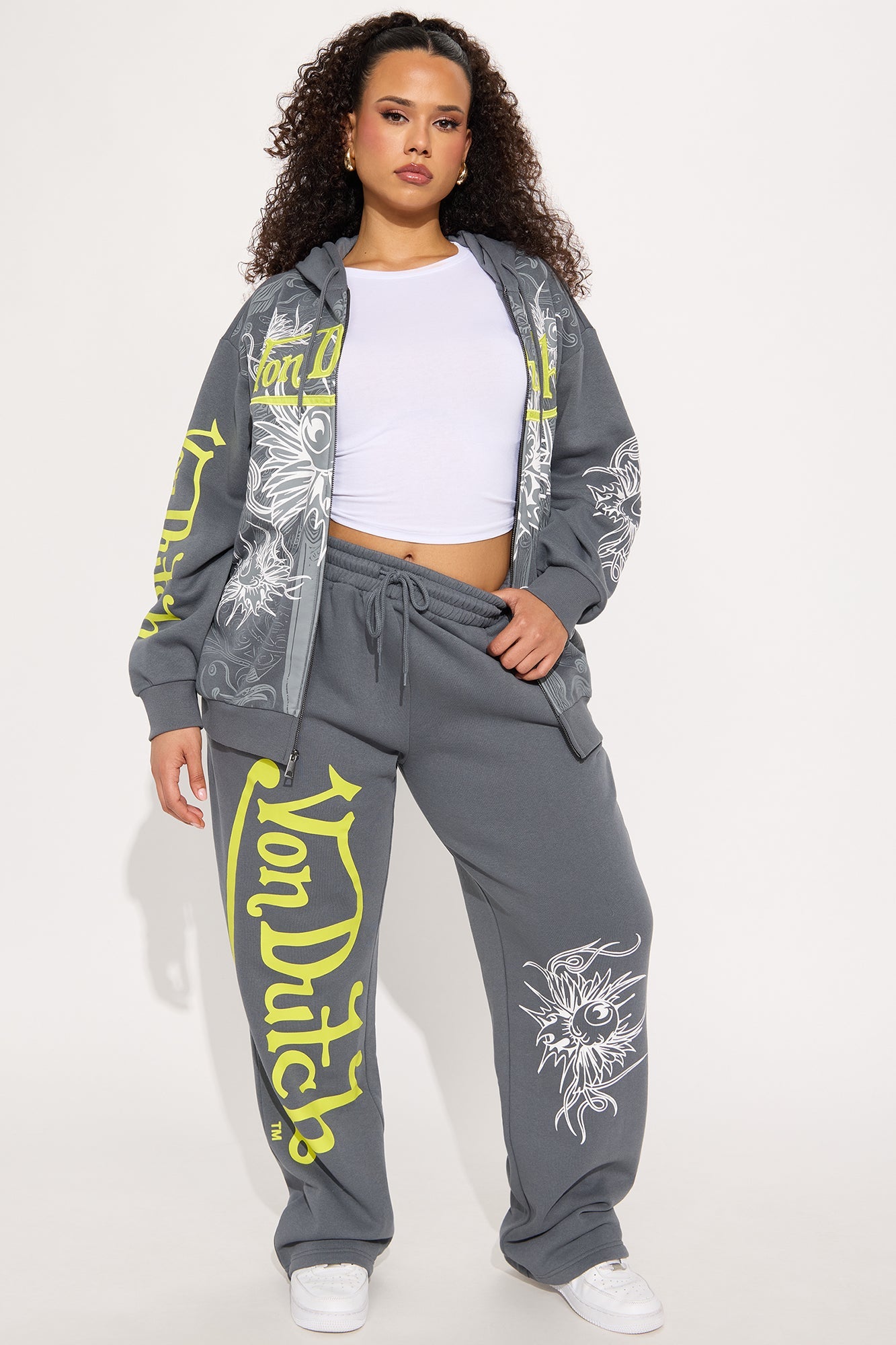 Von Dutch Full Throttle Pant - Charcoal/combo