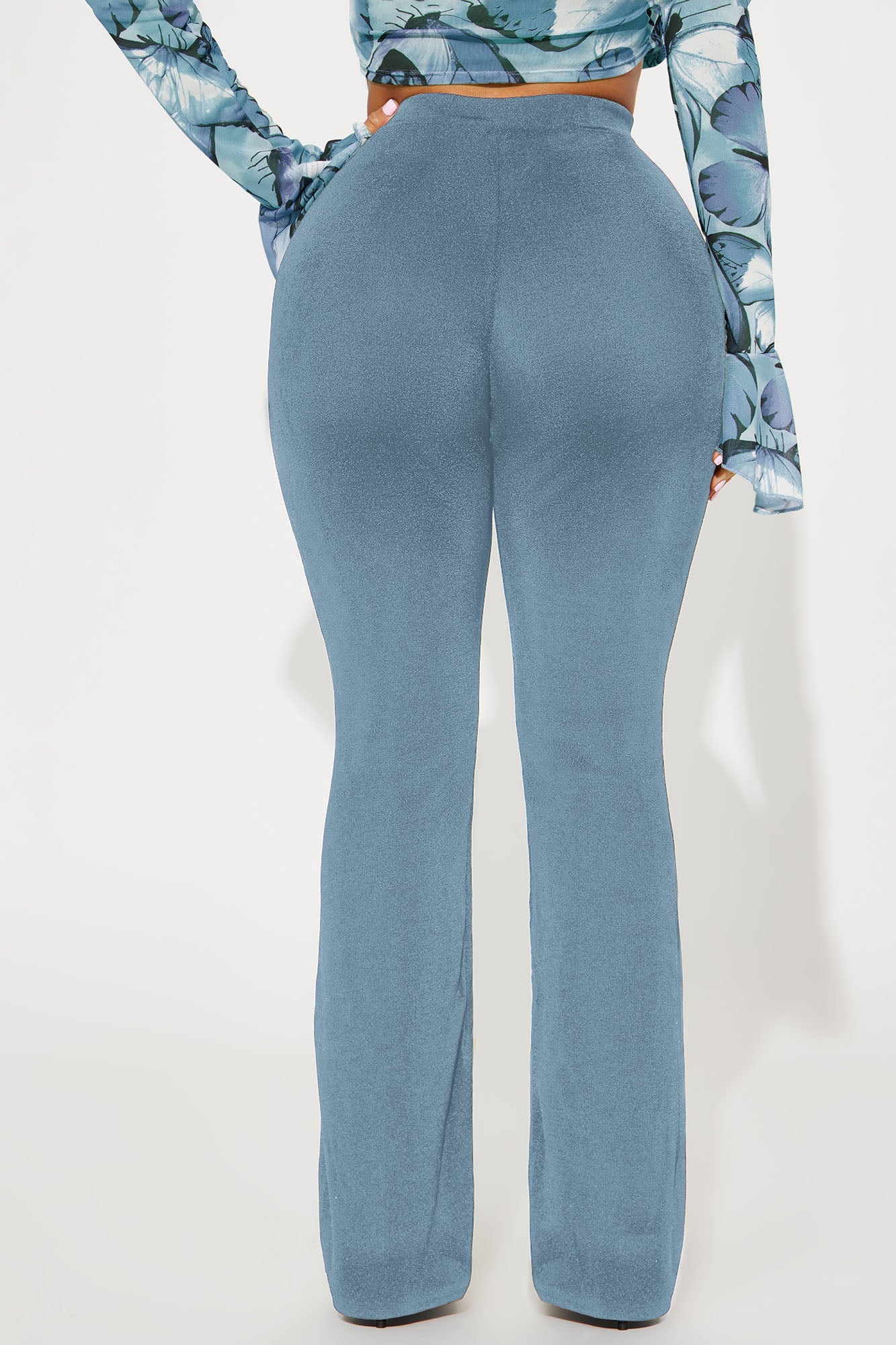 Slinky Girl Flare Pant - Blue