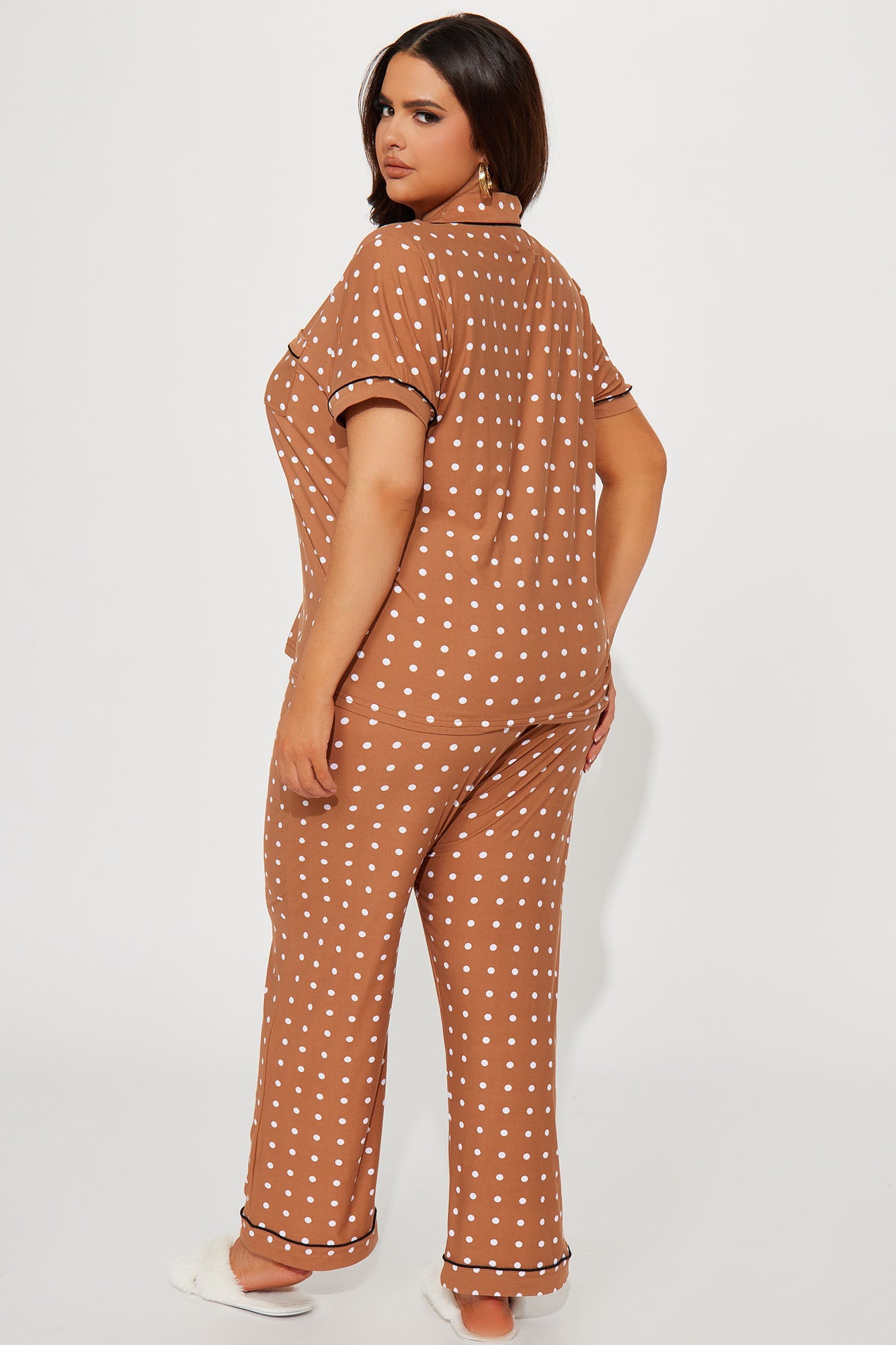 Dreaming Of You PJ Pant Set - Brown