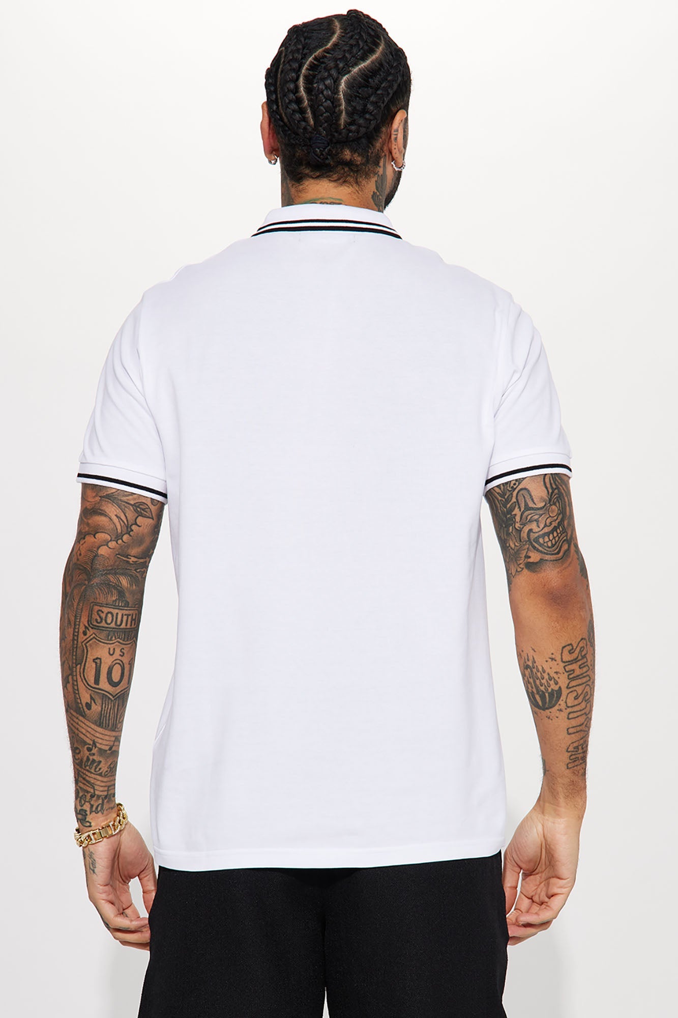 Wilson Short Sleeve Polo - White