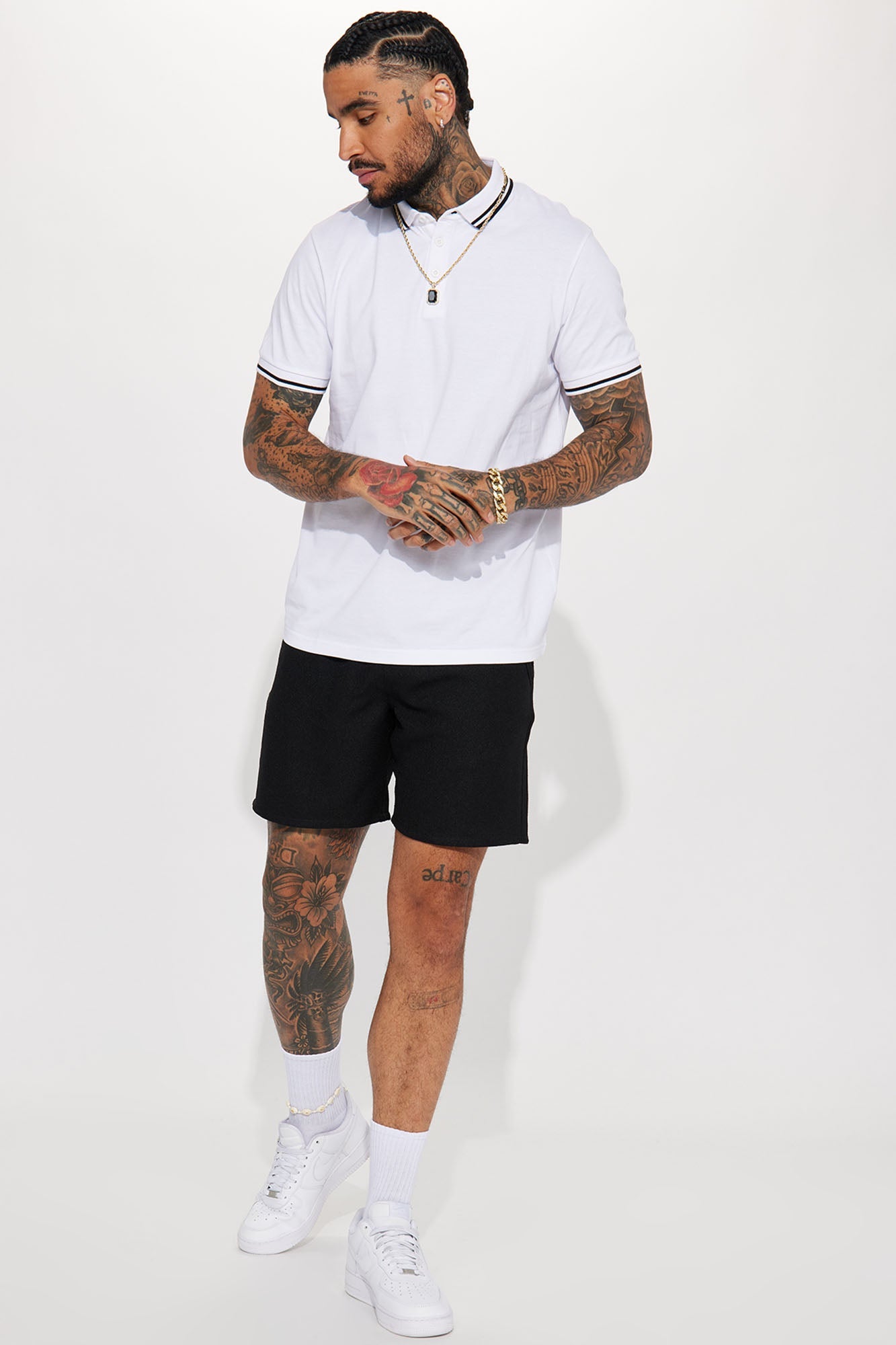 Wilson Short Sleeve Polo - White