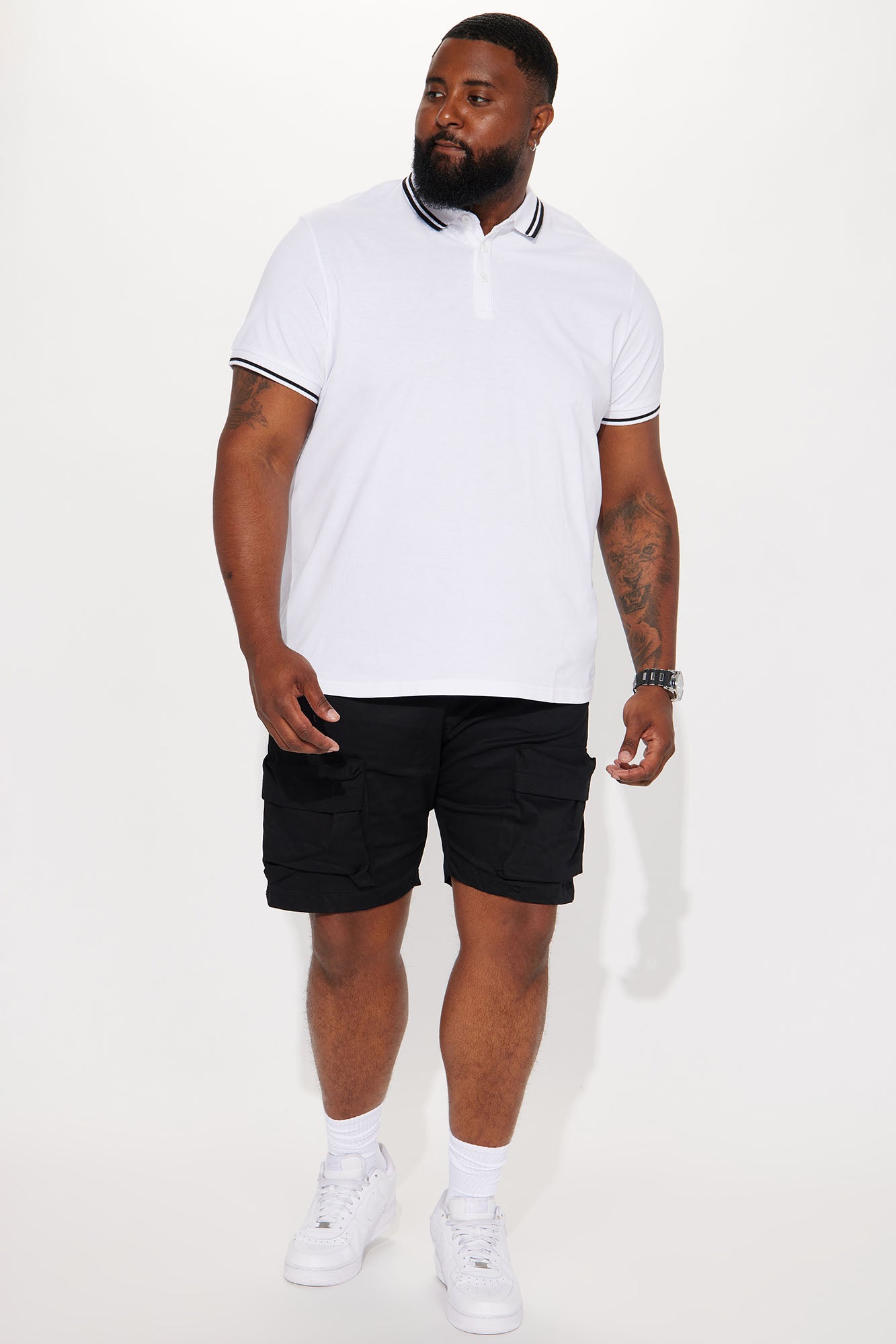 Wilson Short Sleeve Polo - White