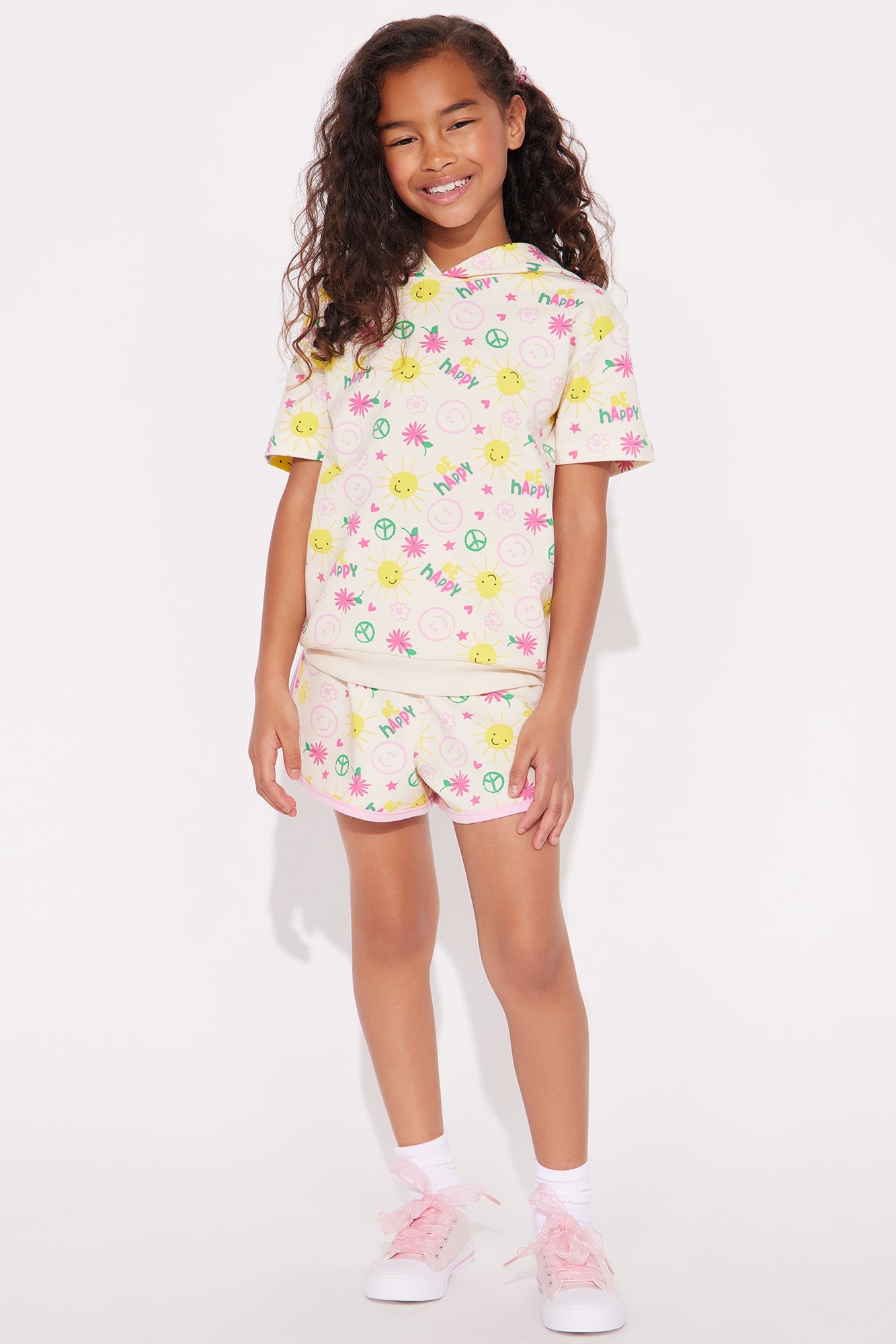 Mini Sunny Day Short Set - Multi Color