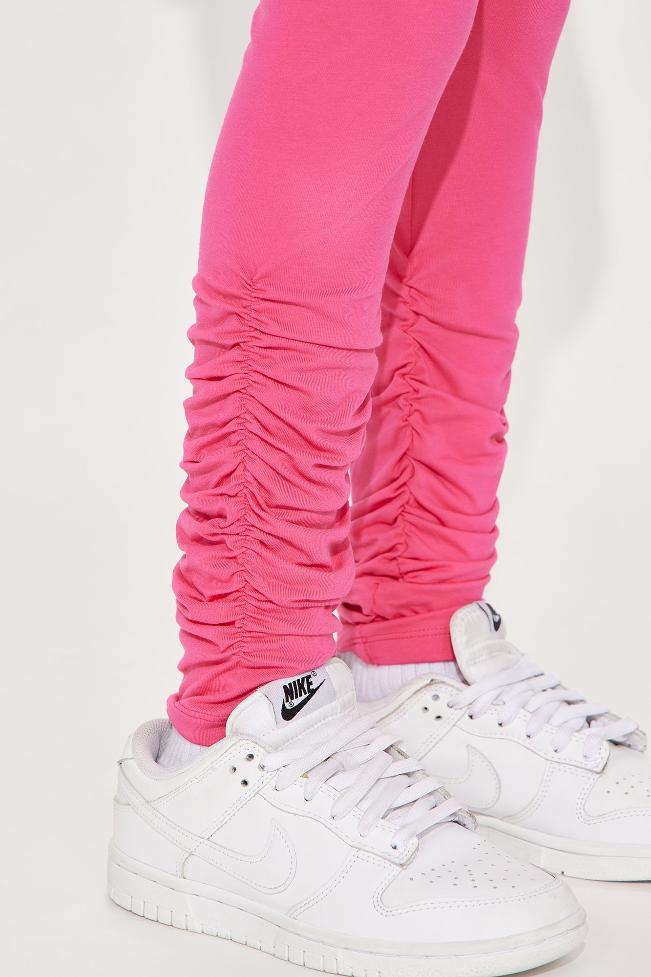 Mini Everyday Ruched Legging - Fuchsia