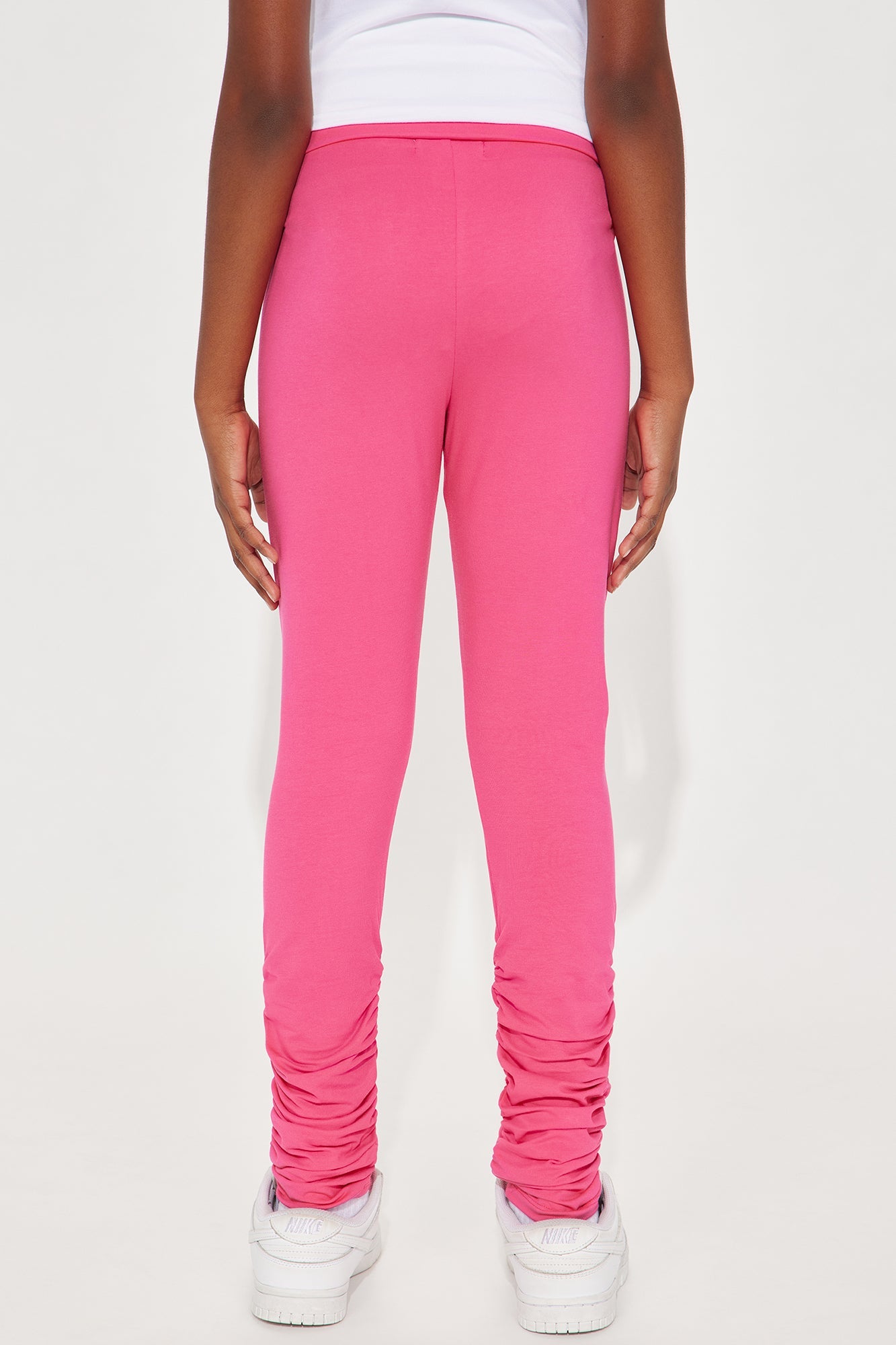 Mini Everyday Ruched Legging - Fuchsia