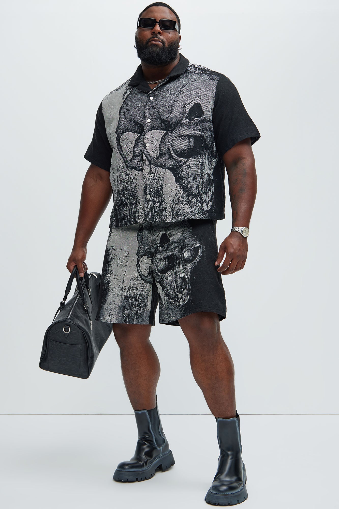 Azrael Tapestry Shorts - Black/combo