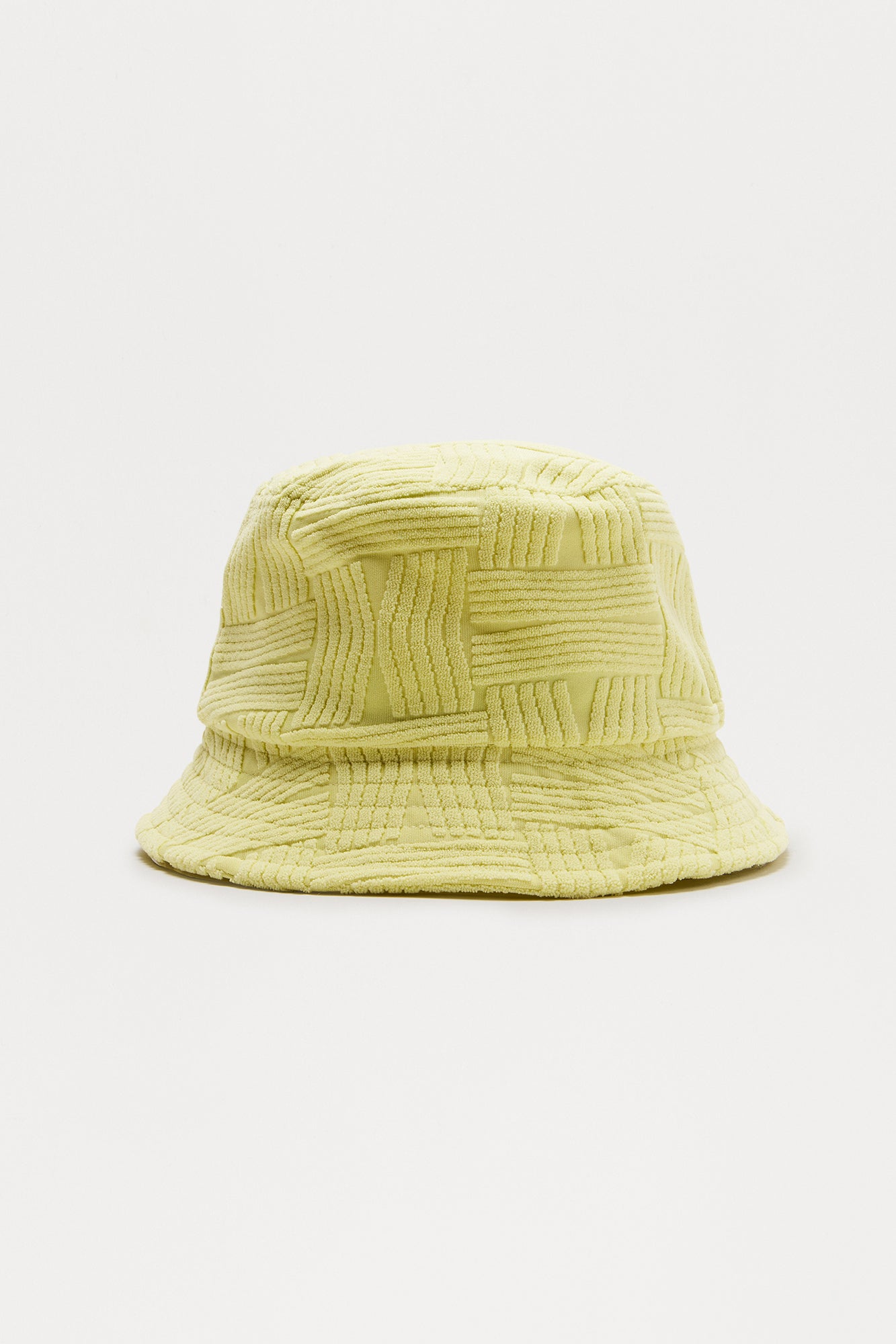 Textured Terry Bucket Hat - Green