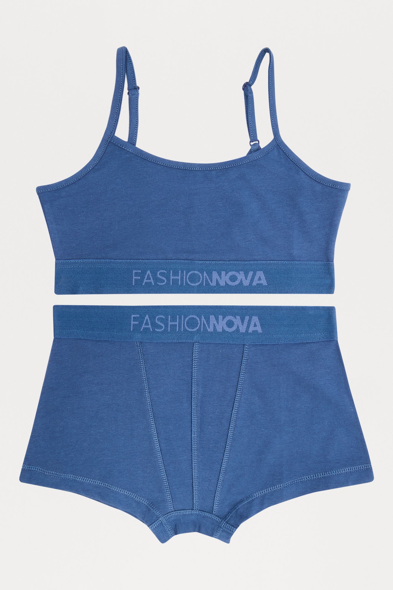 Mini FN Mood Cami And Boxer Set - Slate Blue