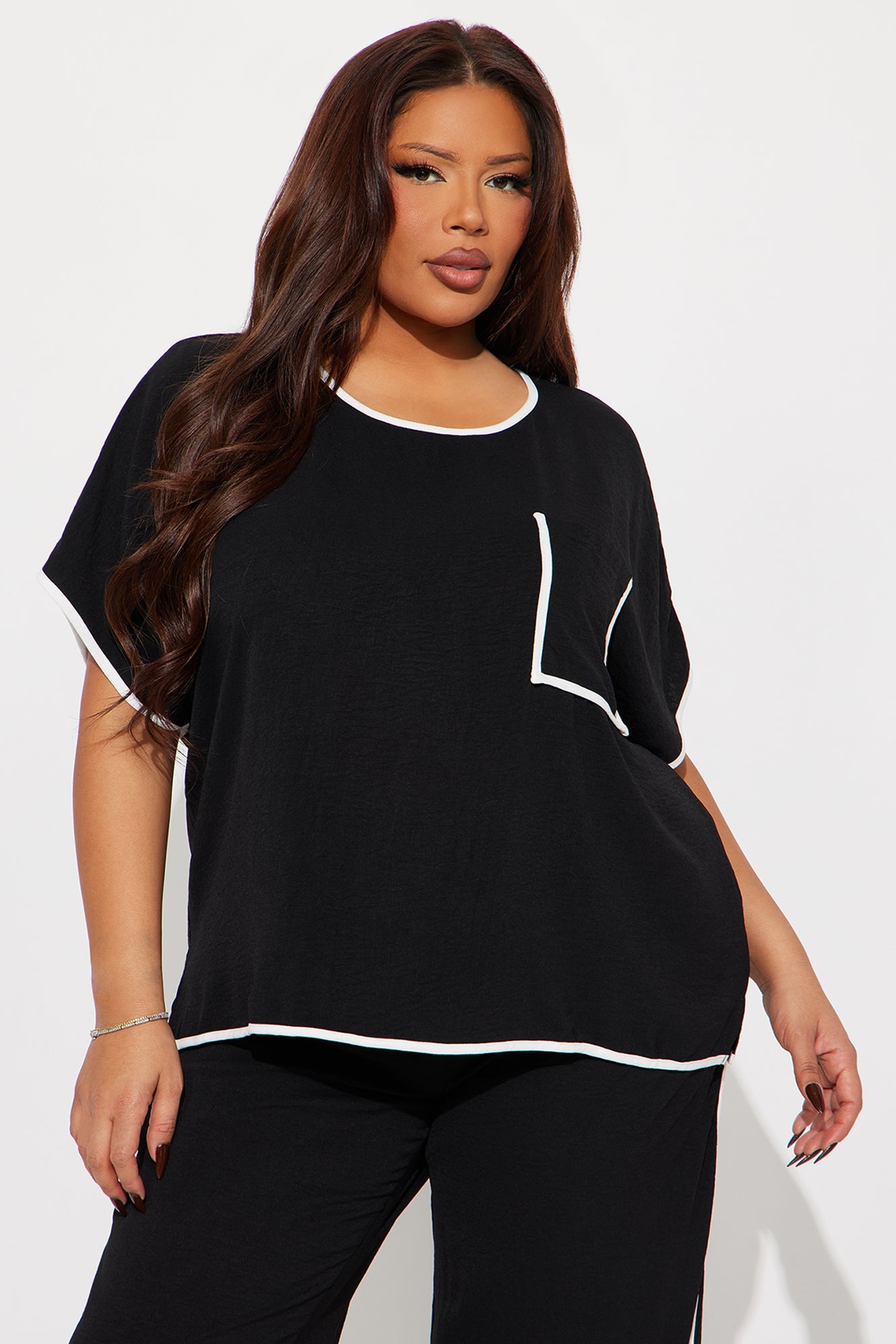 The Elena Pant Set - Black