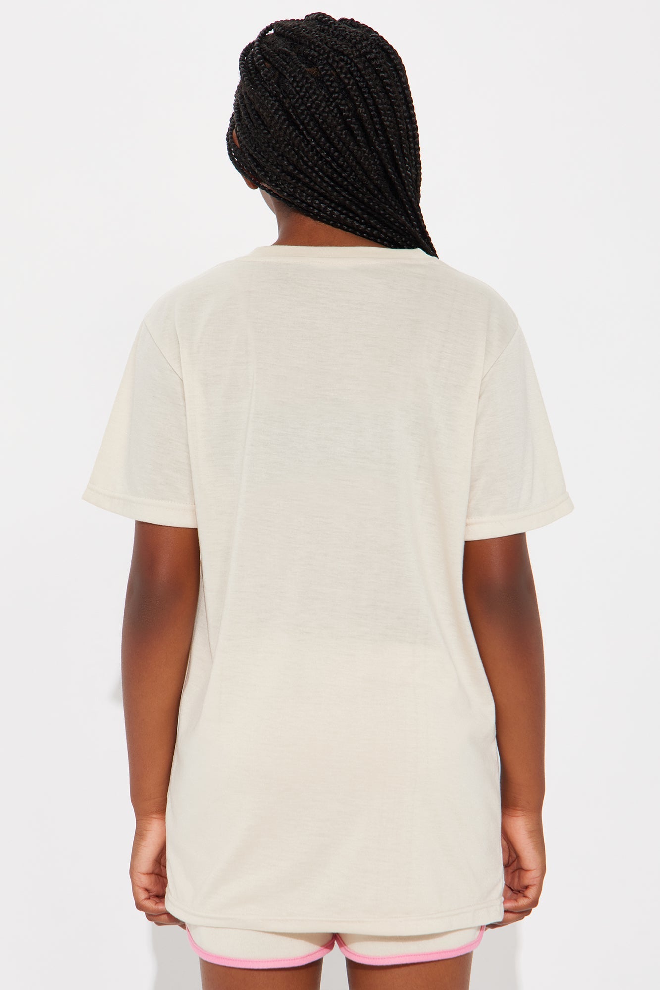 Mini Edgy But Sweet Short Set - Sand/combo