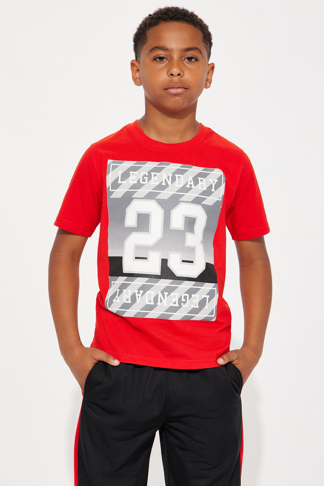 Mini Legendary 23 Jogger Set - Red