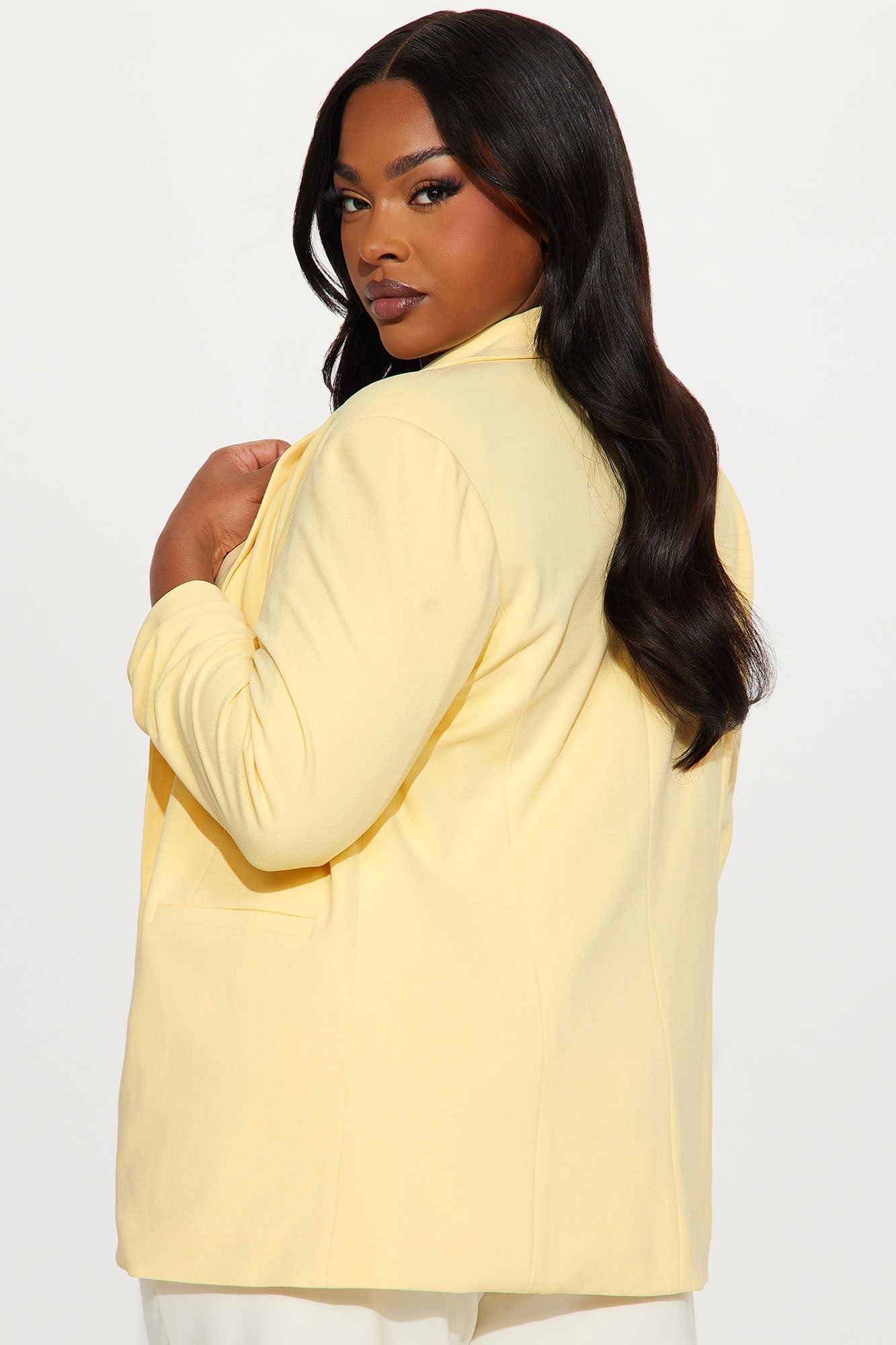 The Celine Blazer - Butter Yellow