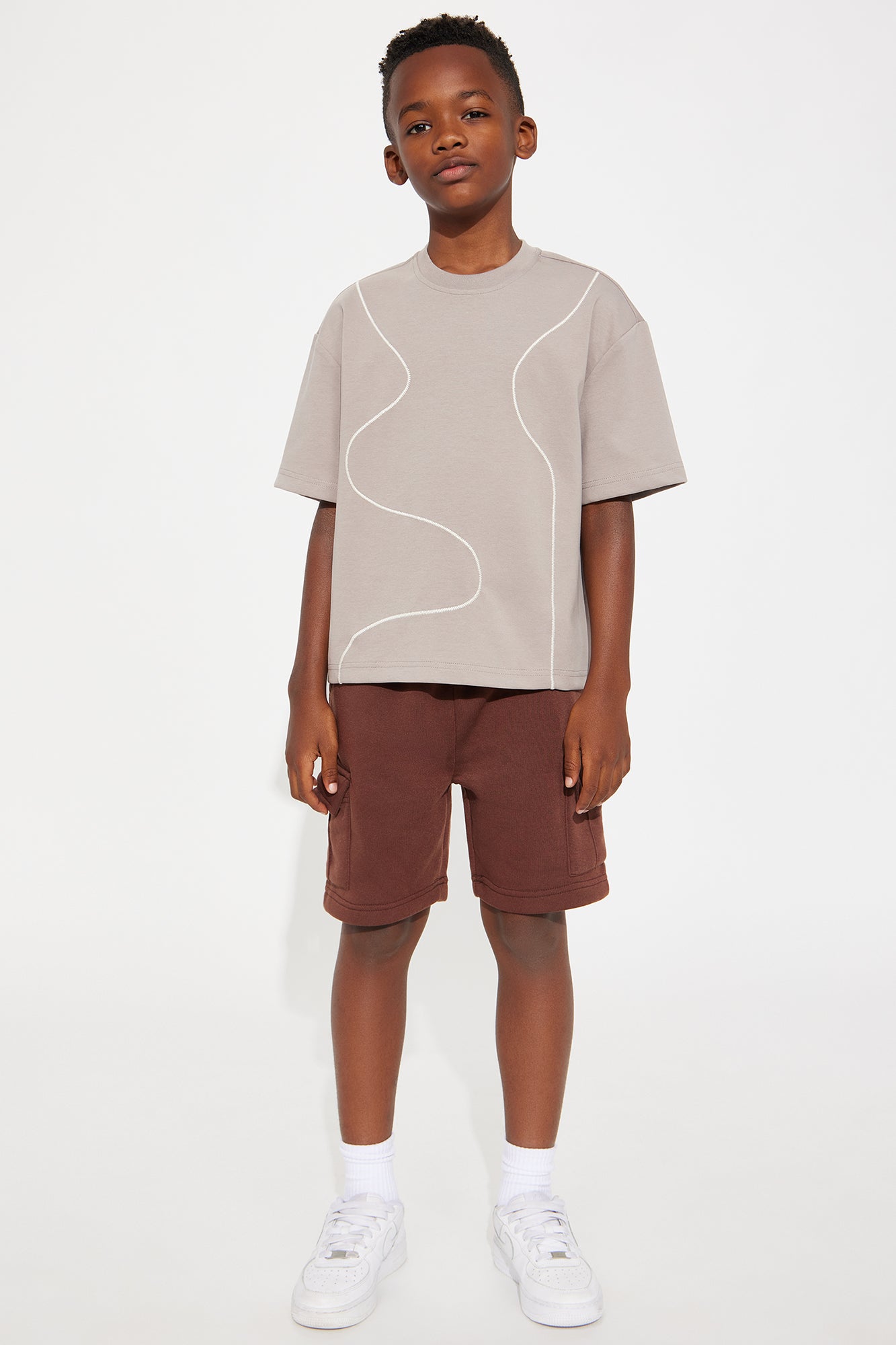 Mini Fly Vibes Cargo Short - Brown