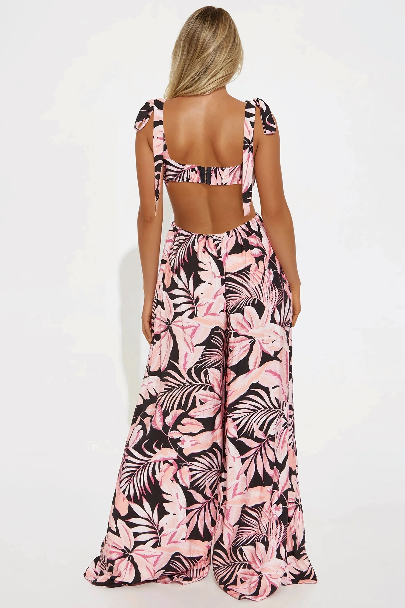 Cruising Down Tulum Jumpsuit - Black/combo
