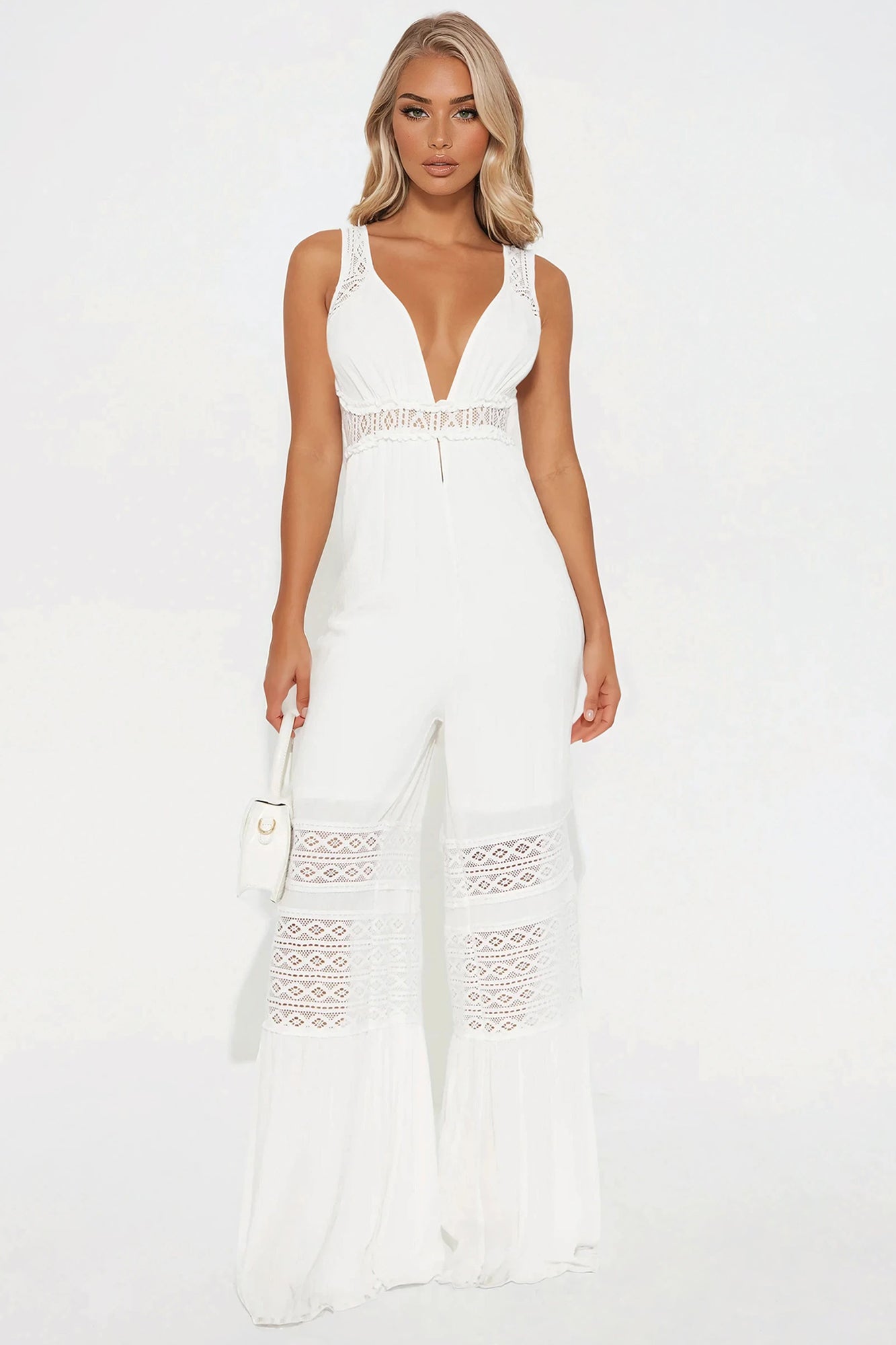 Free Spirit Jumpsuit - White