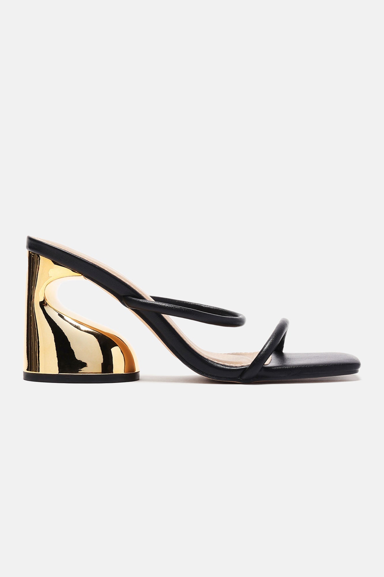 Try Your Luck Novelty Mules - Black