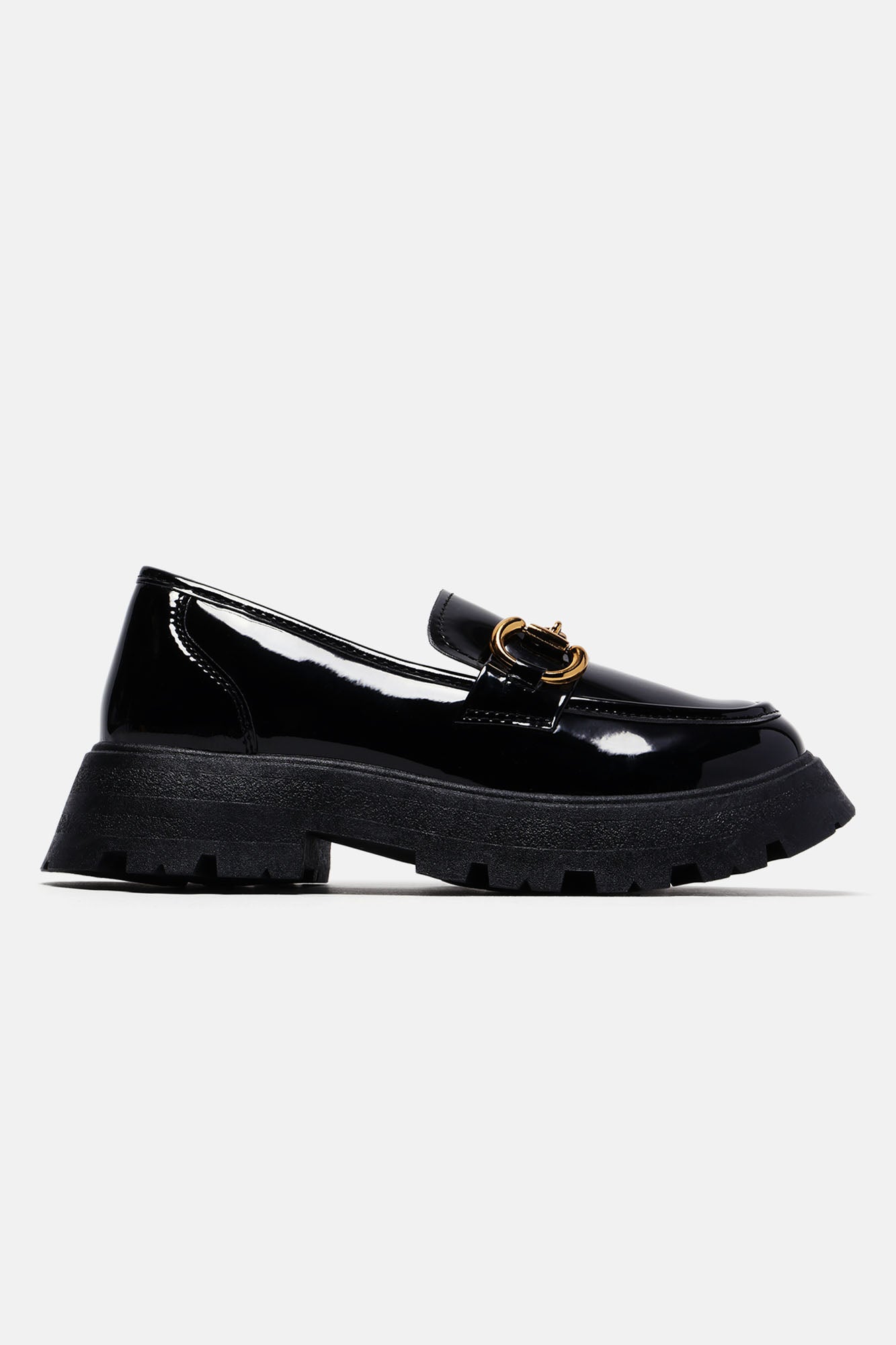 Kylie Platform Loafers - Black