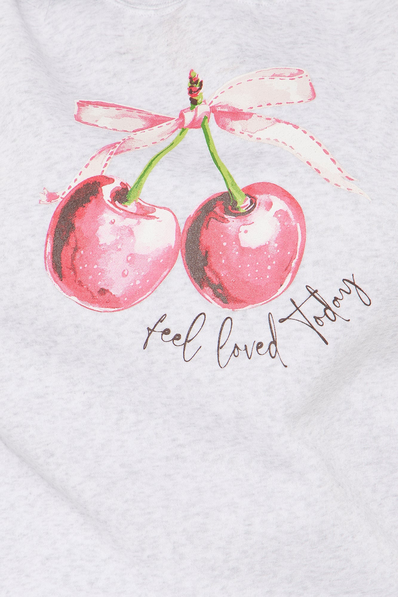 Sweet Like Candy Fleece Short Set - Heather Grey