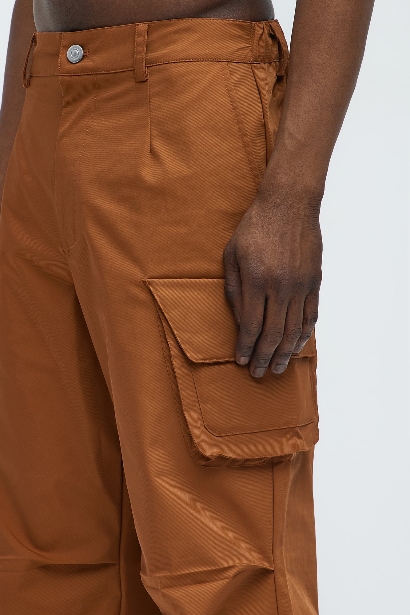 Baggy Belden Cargo Pants - Brown