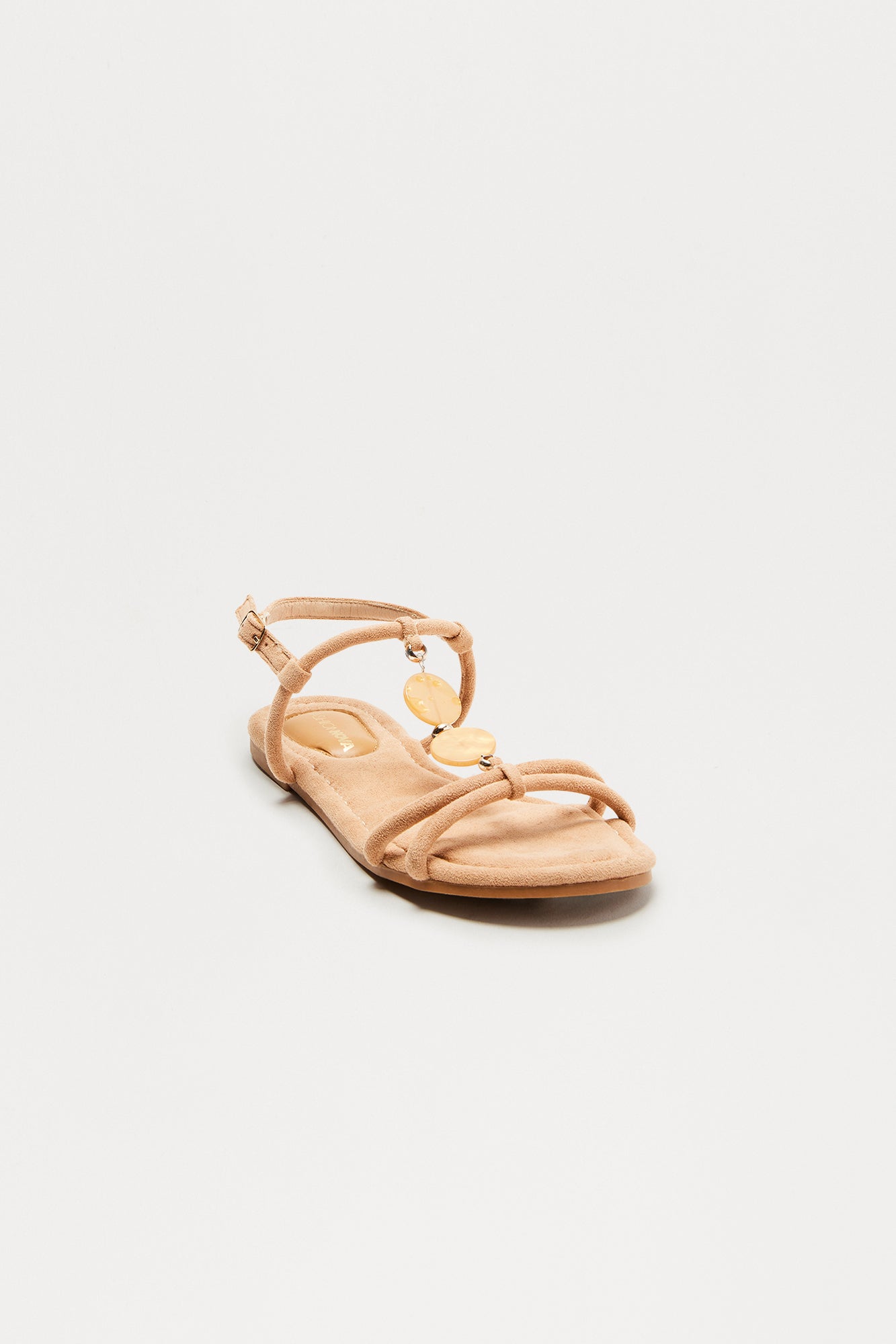 Cove Suede Sandals - Nude