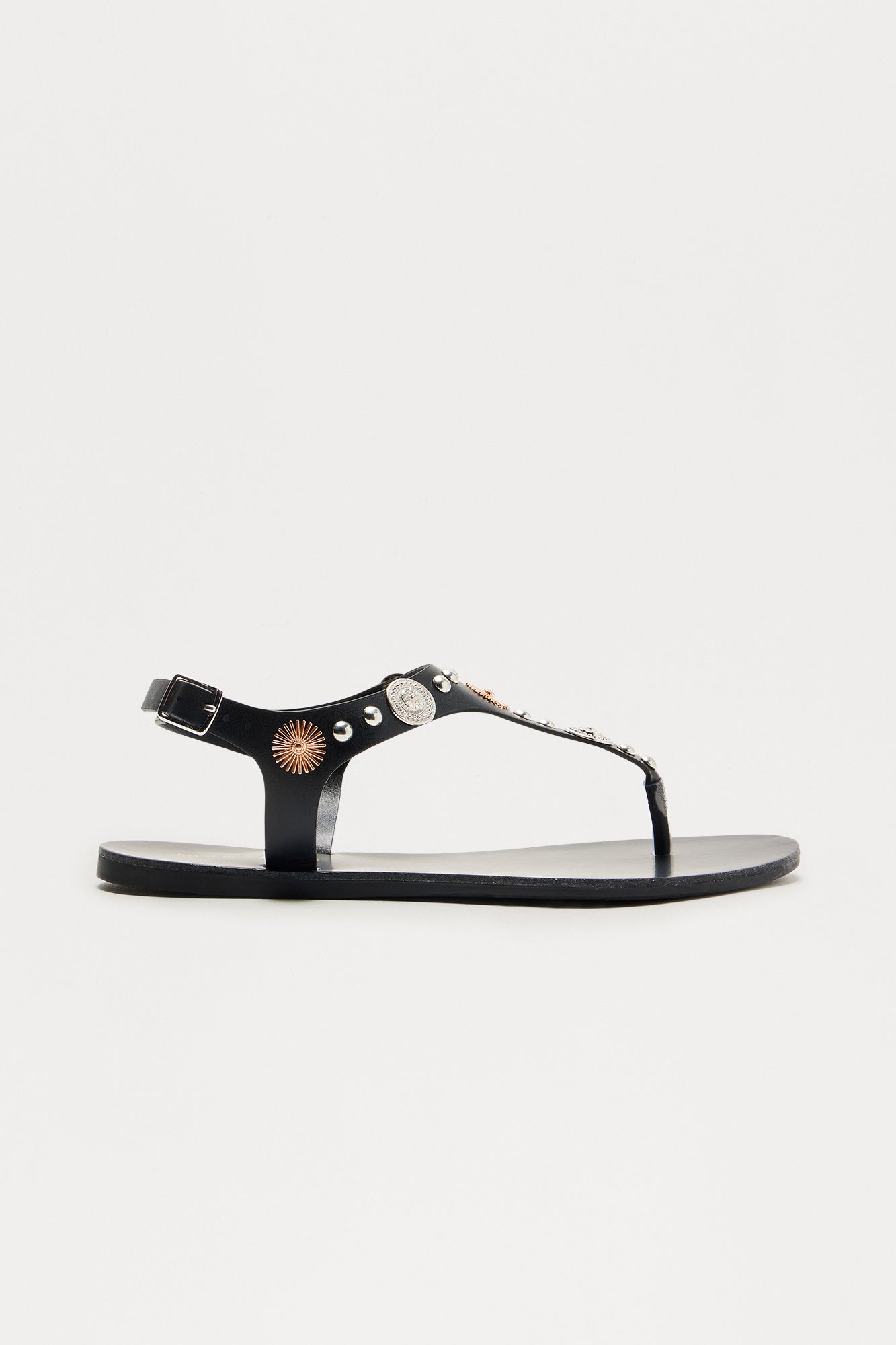 Morocco Studded Sandals - Black