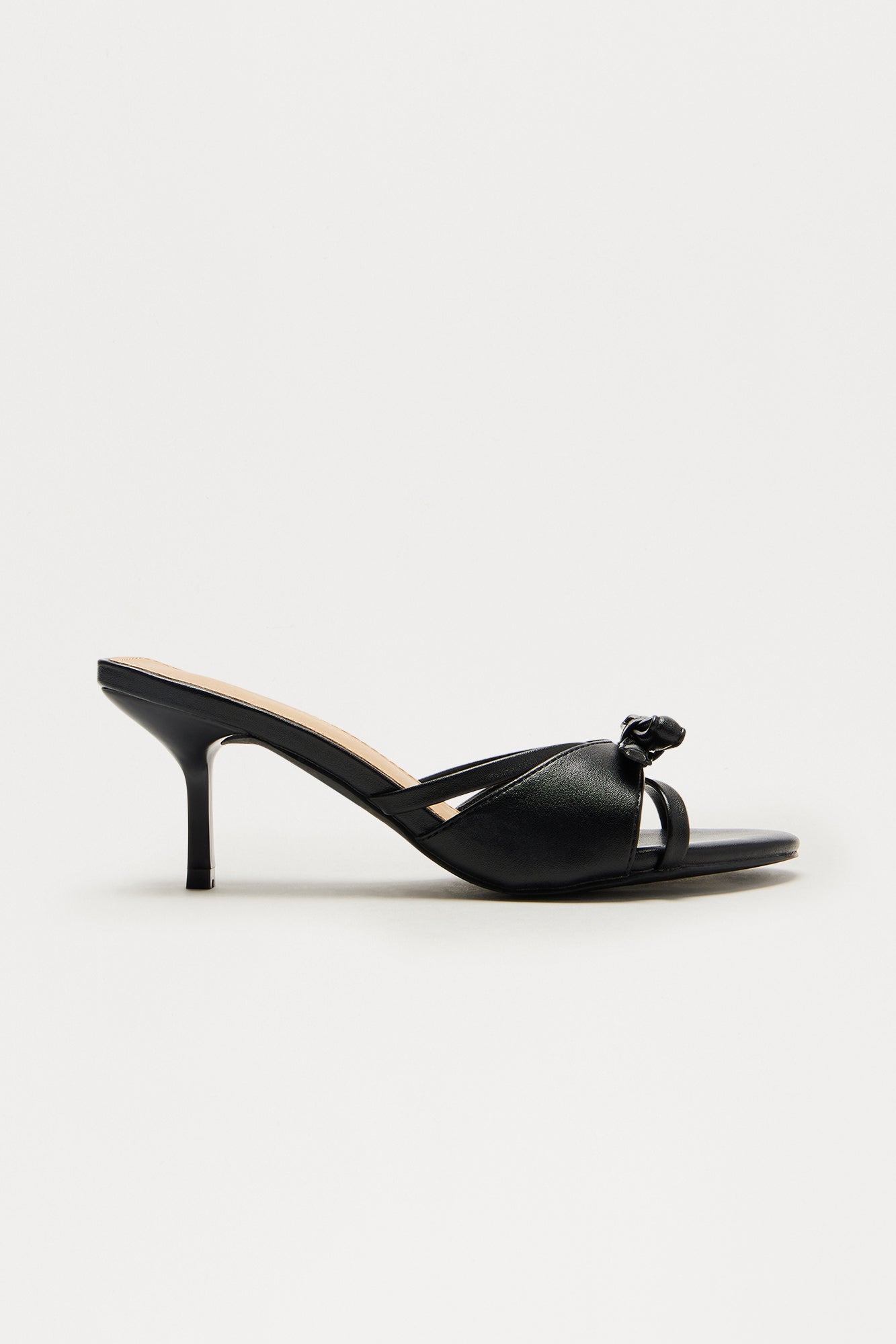 Witherspoon Bow Mules - Black