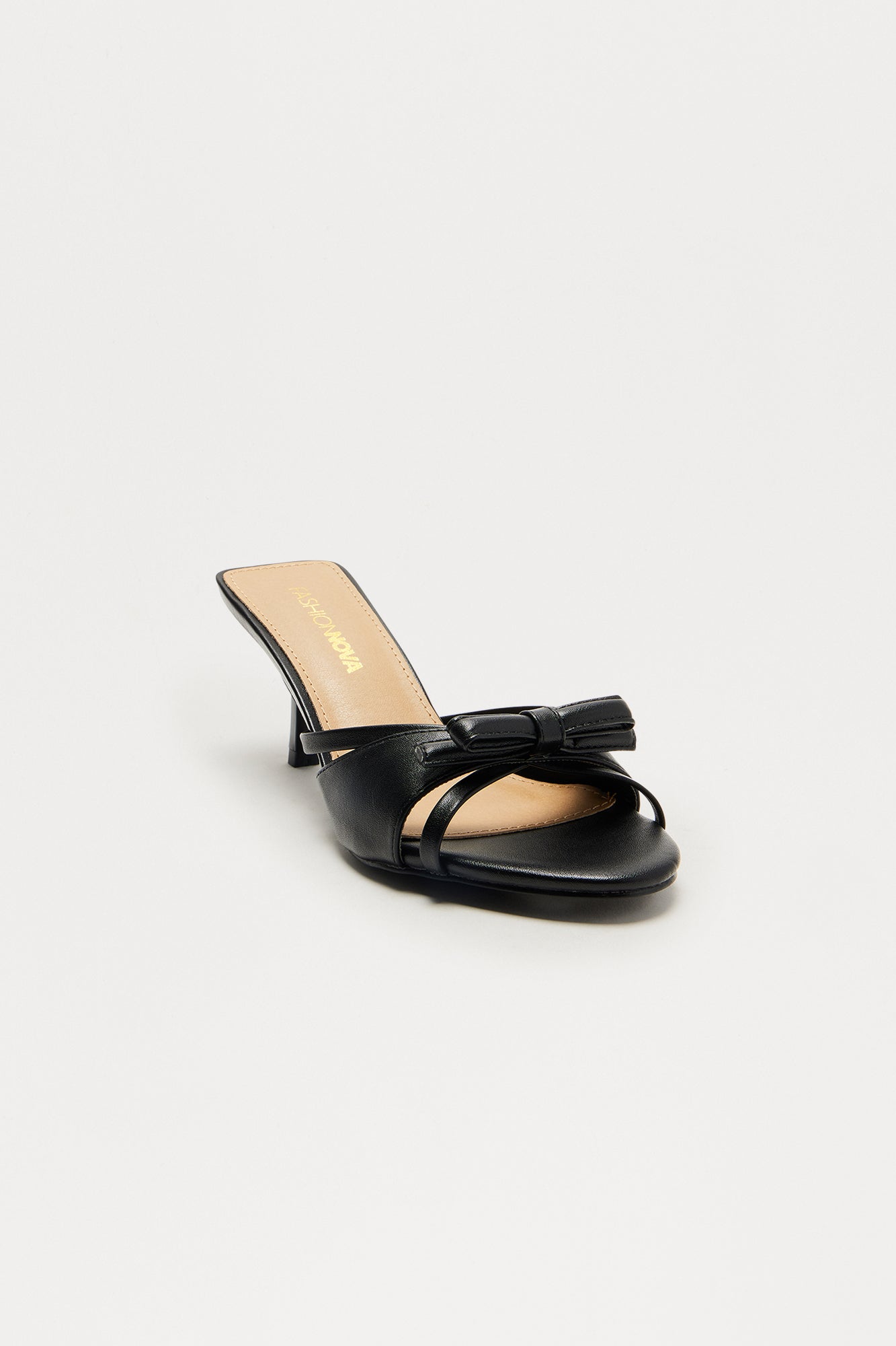 Witherspoon Bow Mules - Black