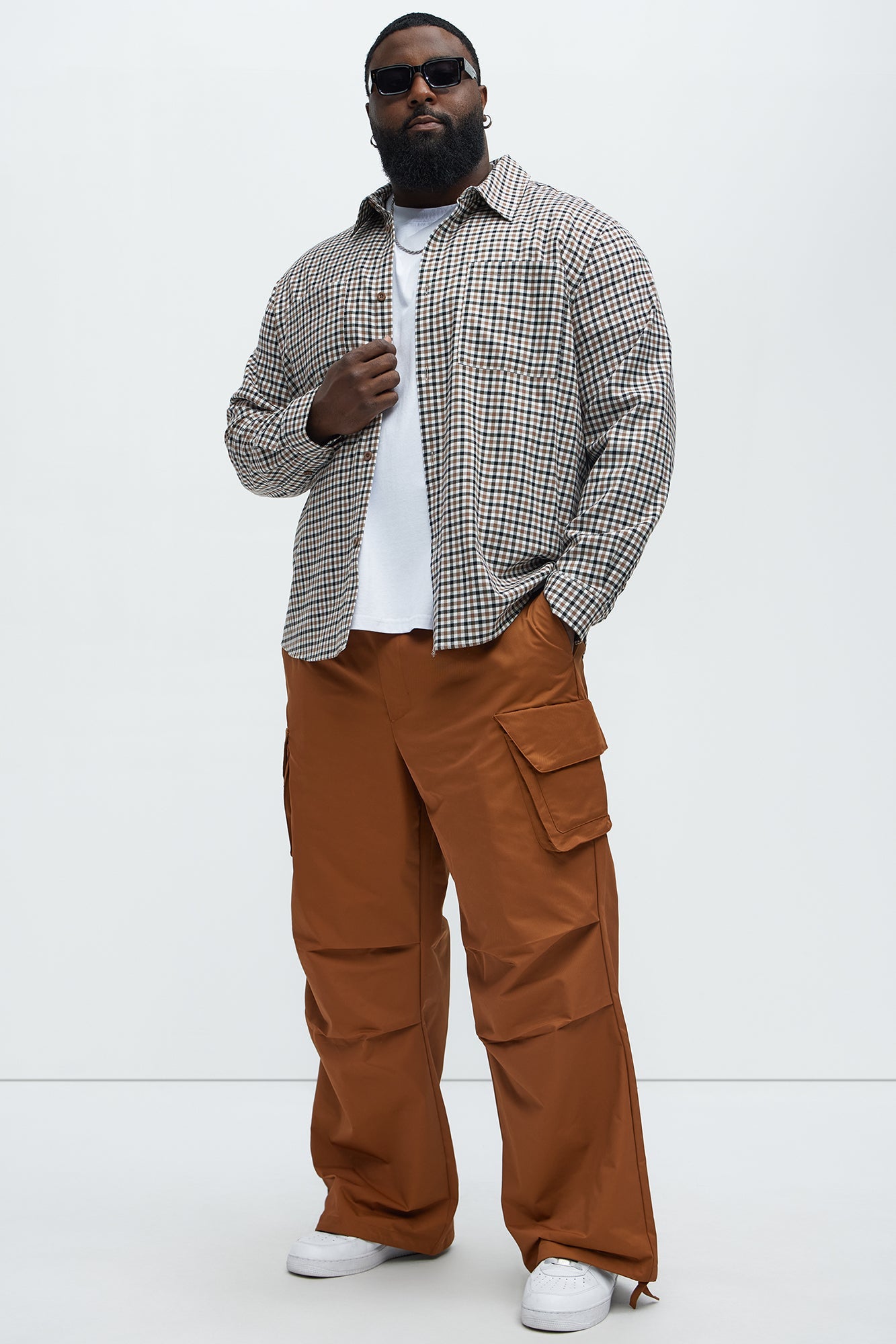Baggy Belden Cargo Pants - Brown