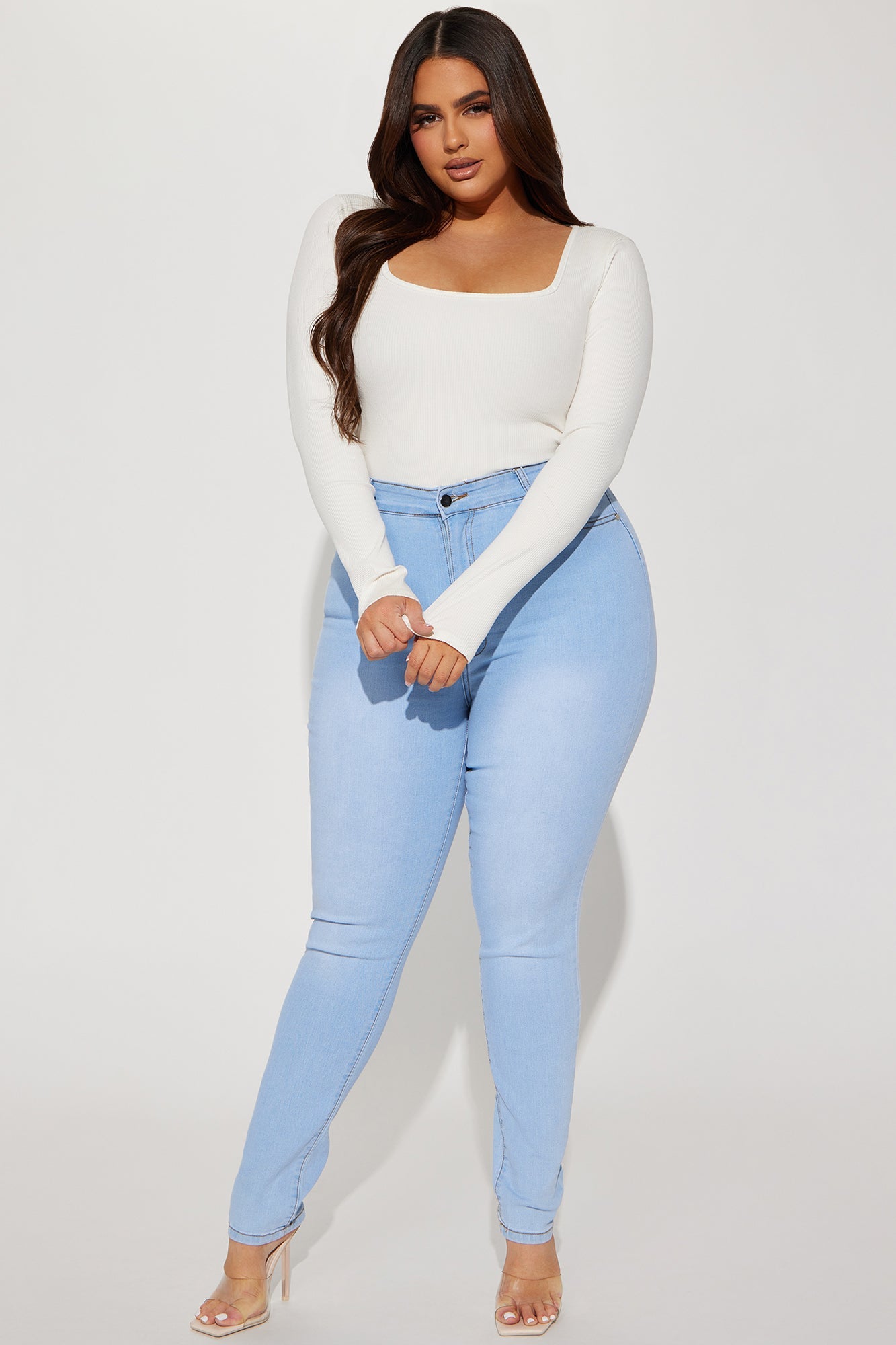 Arianna Snatched Bodysuit - Off White