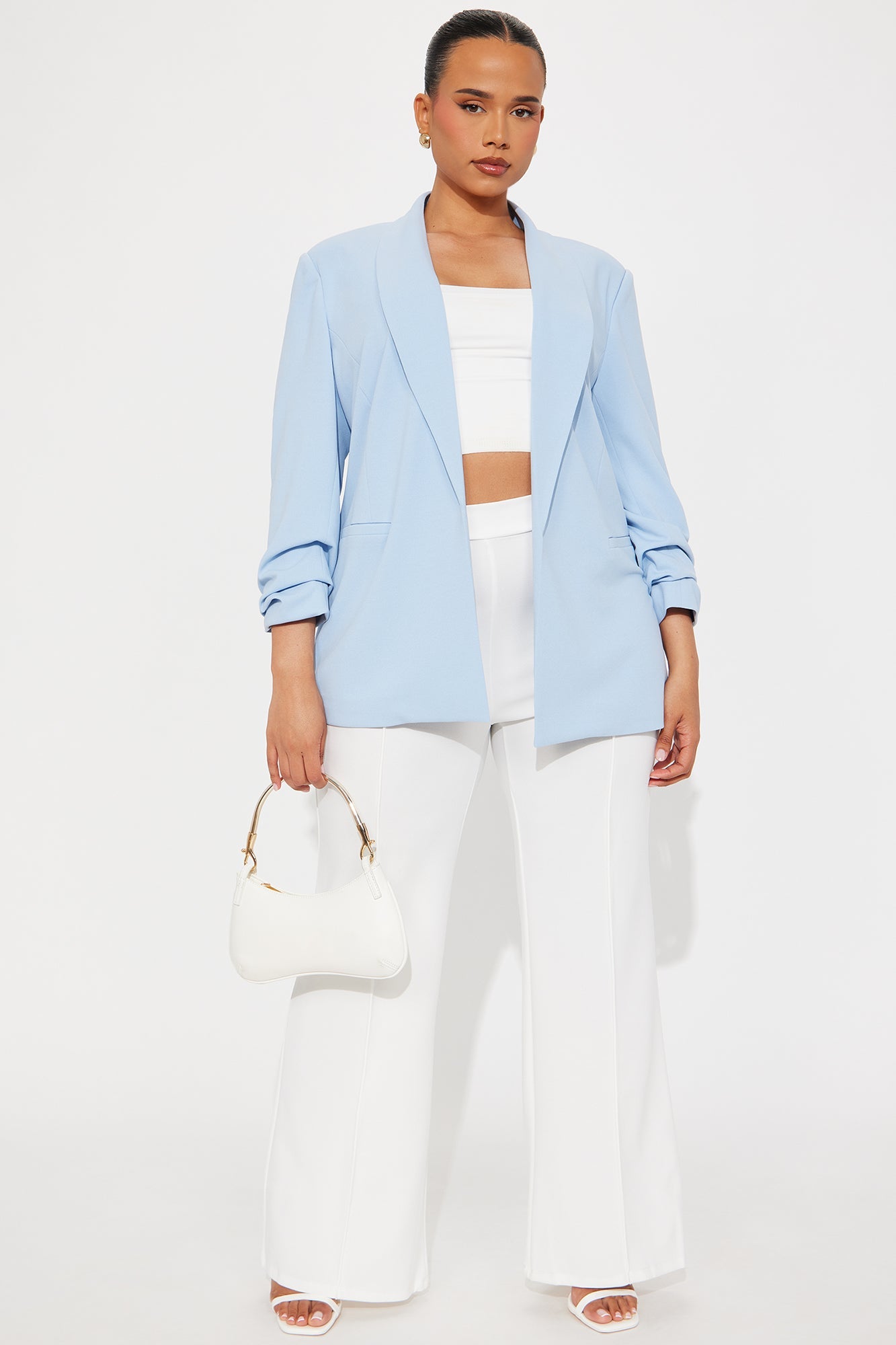 The Celine Blazer - Light Blue