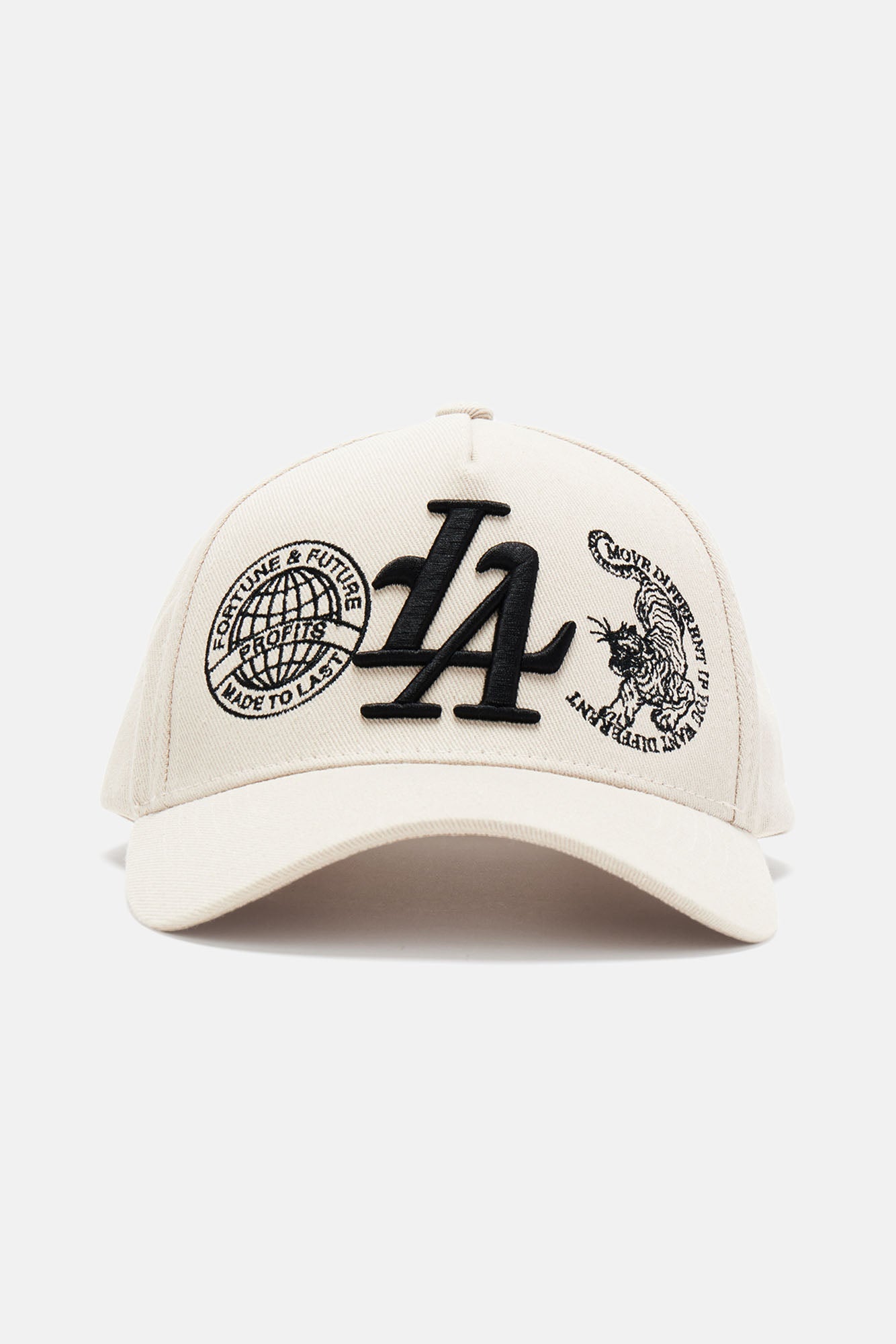 LA Fortune Snapback Hat - Off White