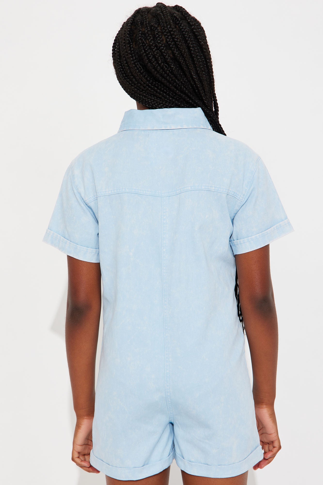 Mini Daya Romper - Light Blue