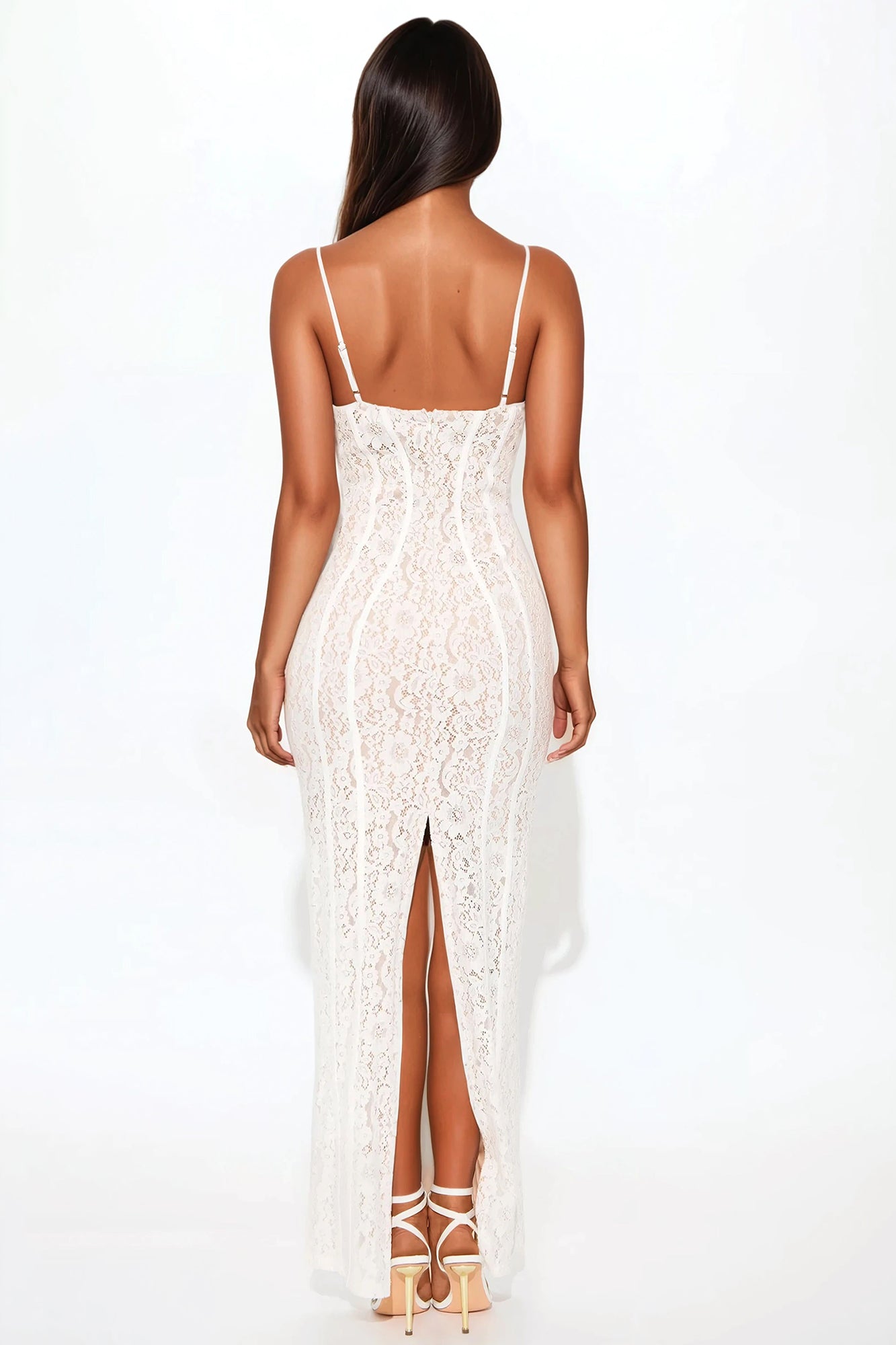 All In Love Lace Maxi Dress - White