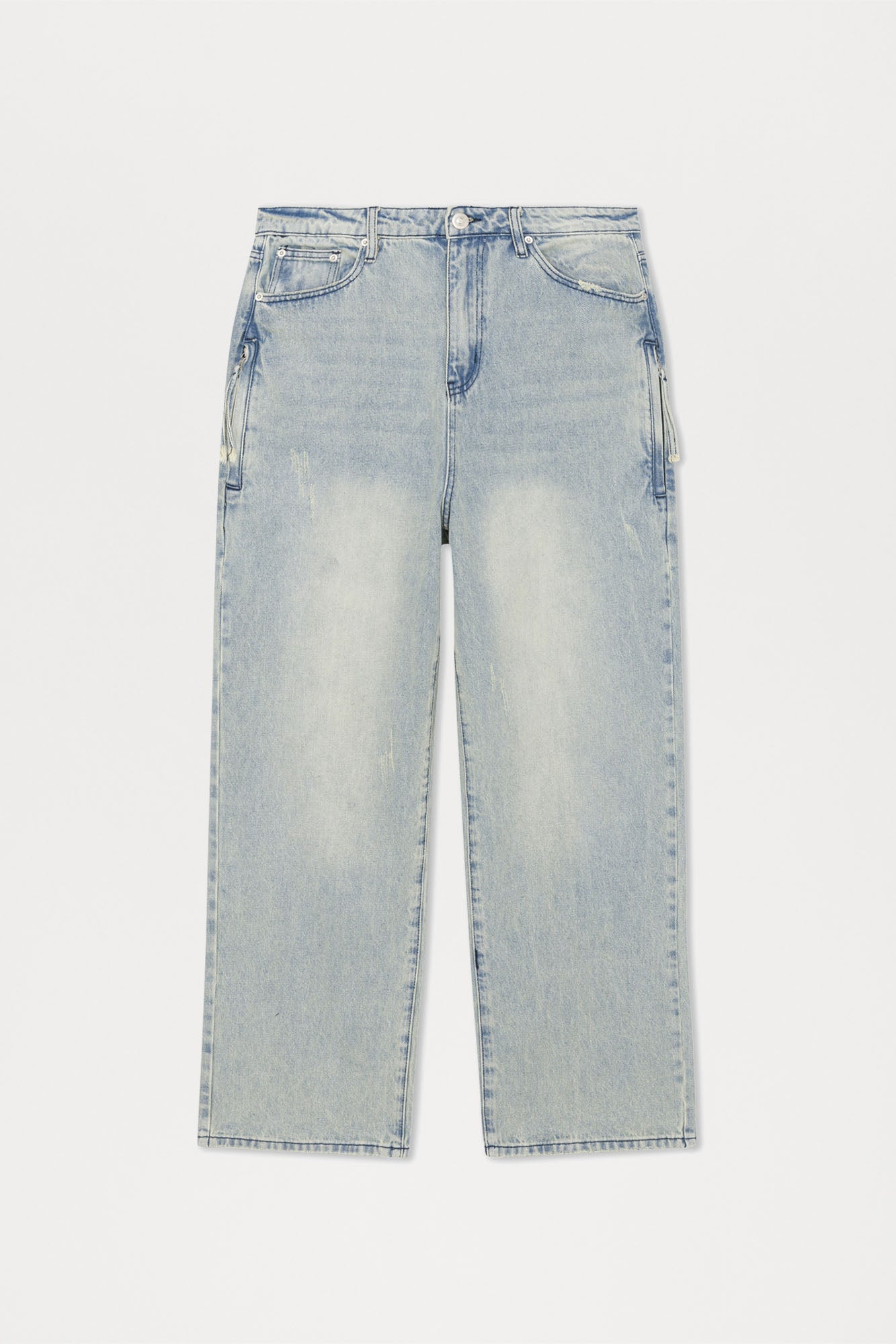 Run It By Baggy Jeans - Light Blue Wash