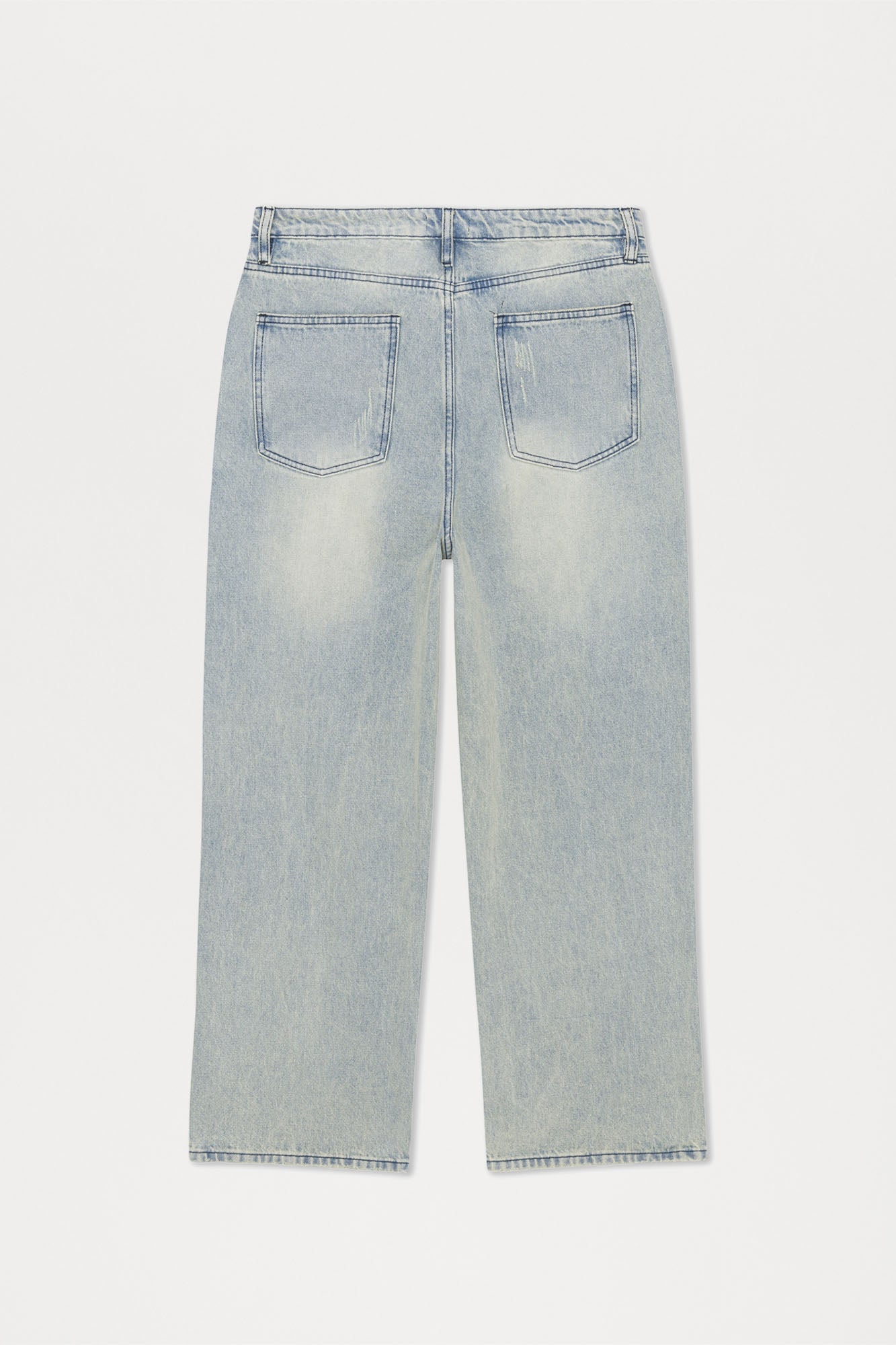 Run It By Baggy Jeans - Light Blue Wash
