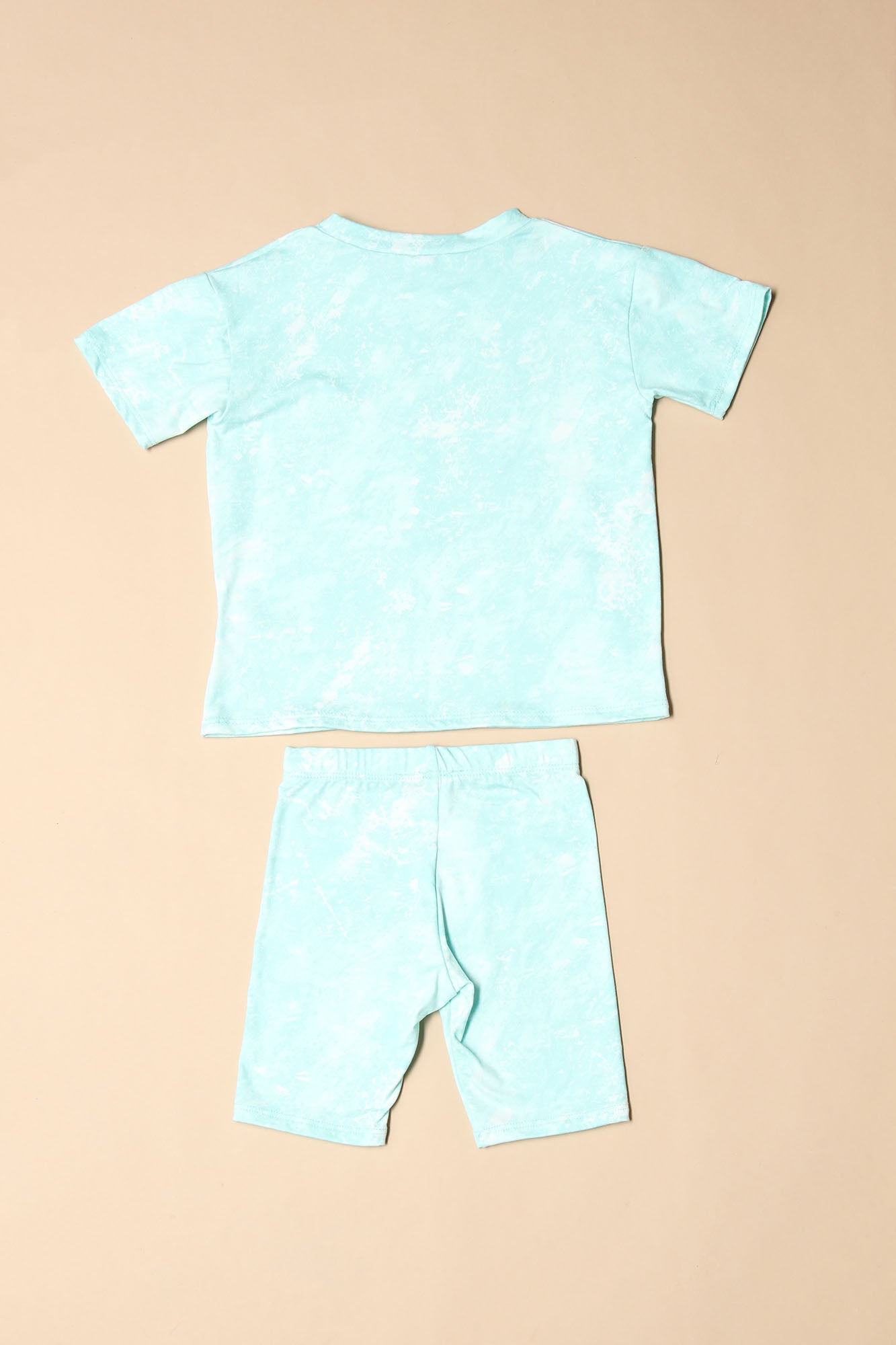 Mini Chelsea Biker Short Set - Mint