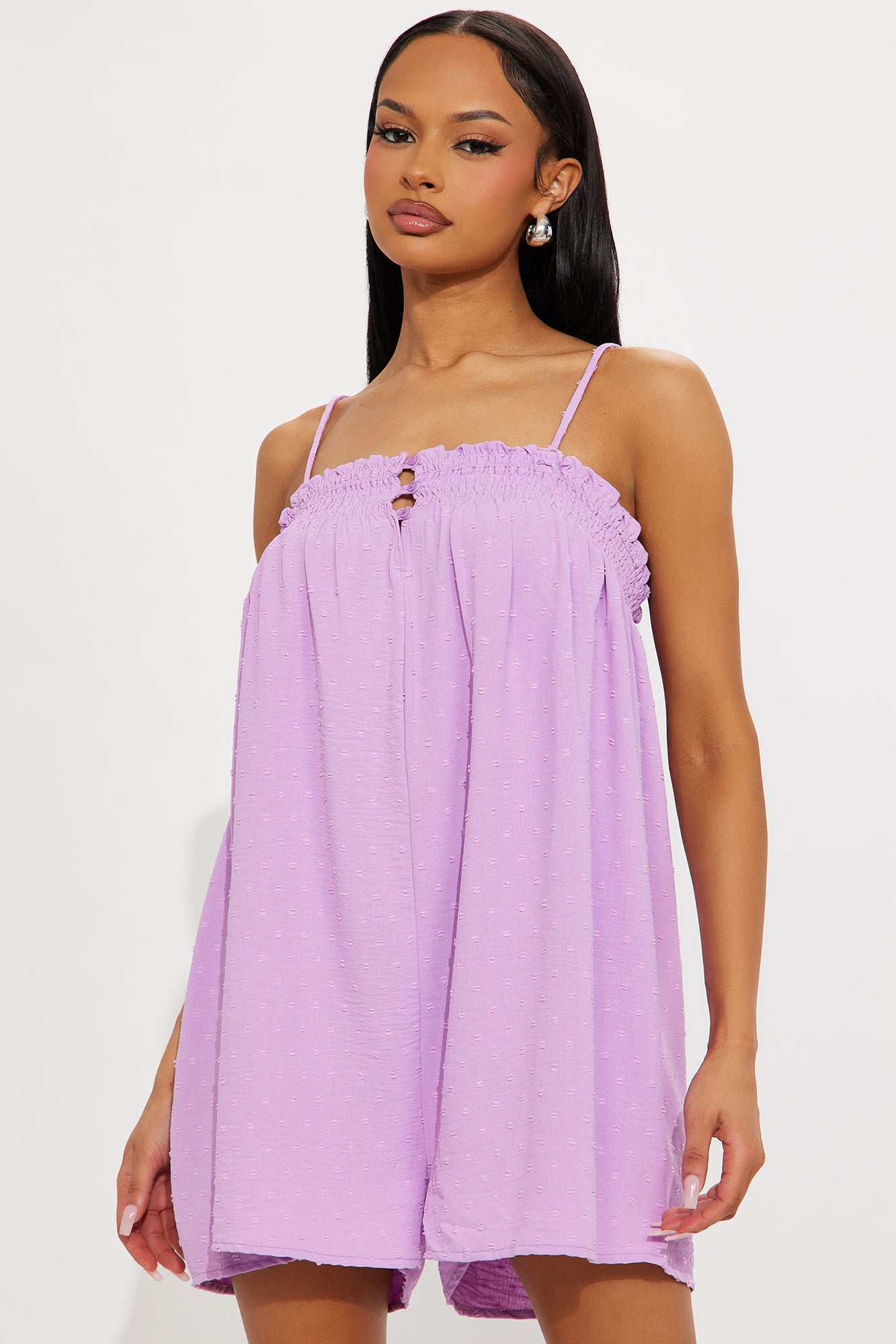 Dreaming Of Sunshine Romper - Lilac