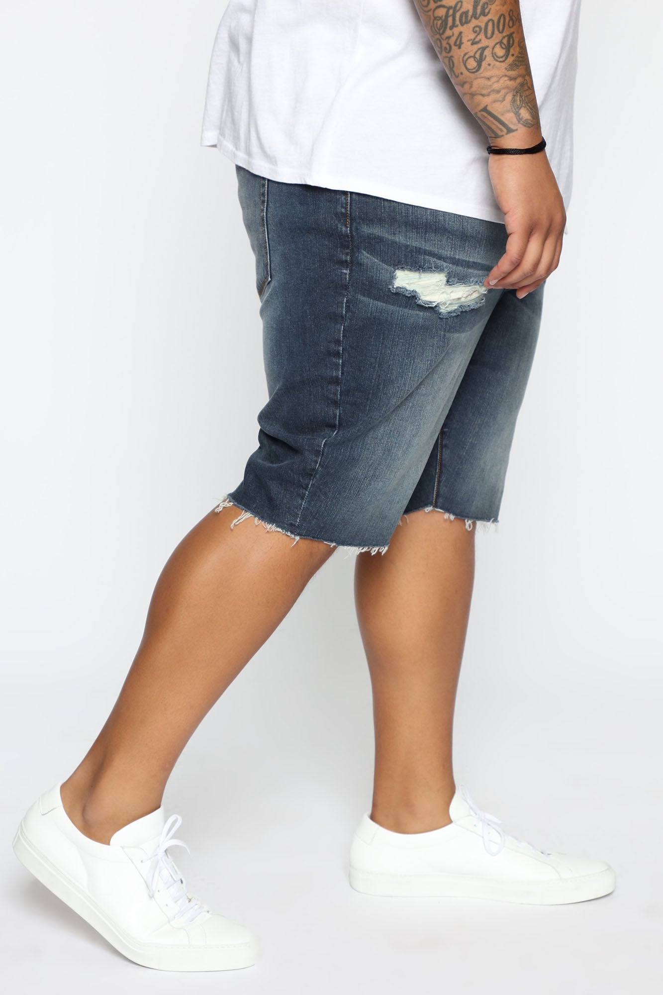 Earl Denim Shorts - Dark Wash