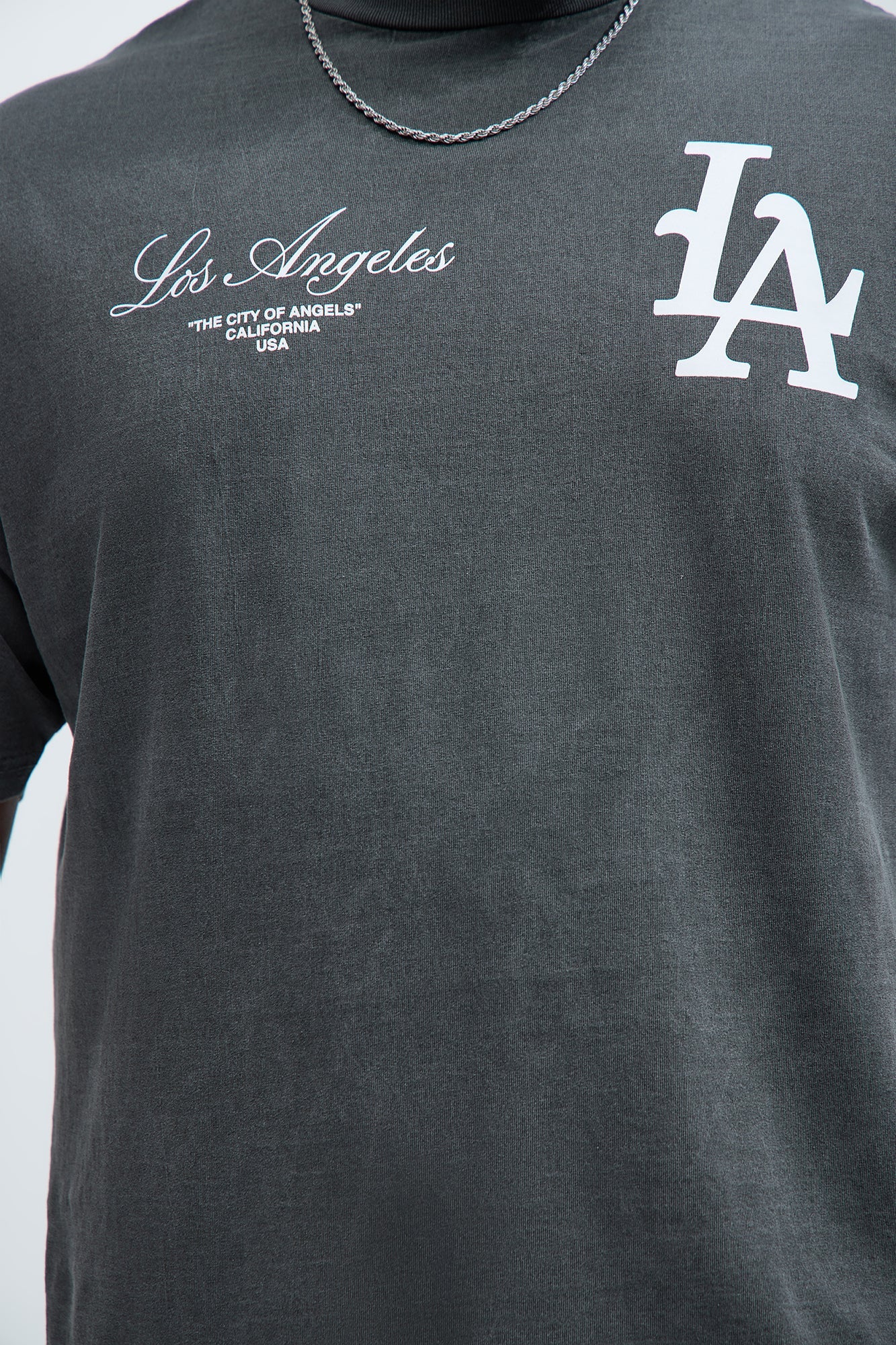 LA Stamp Short Sleeve Tee - Black