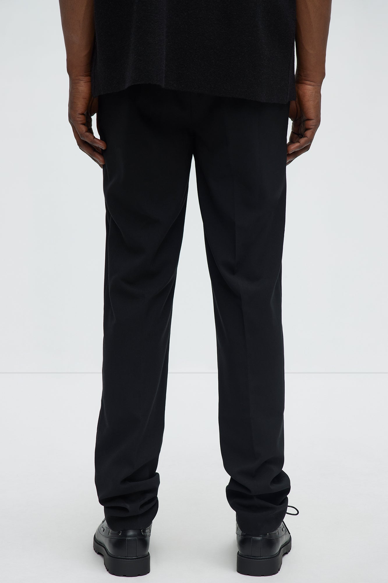 Tall Modern Stretch Slim Trouser - Black