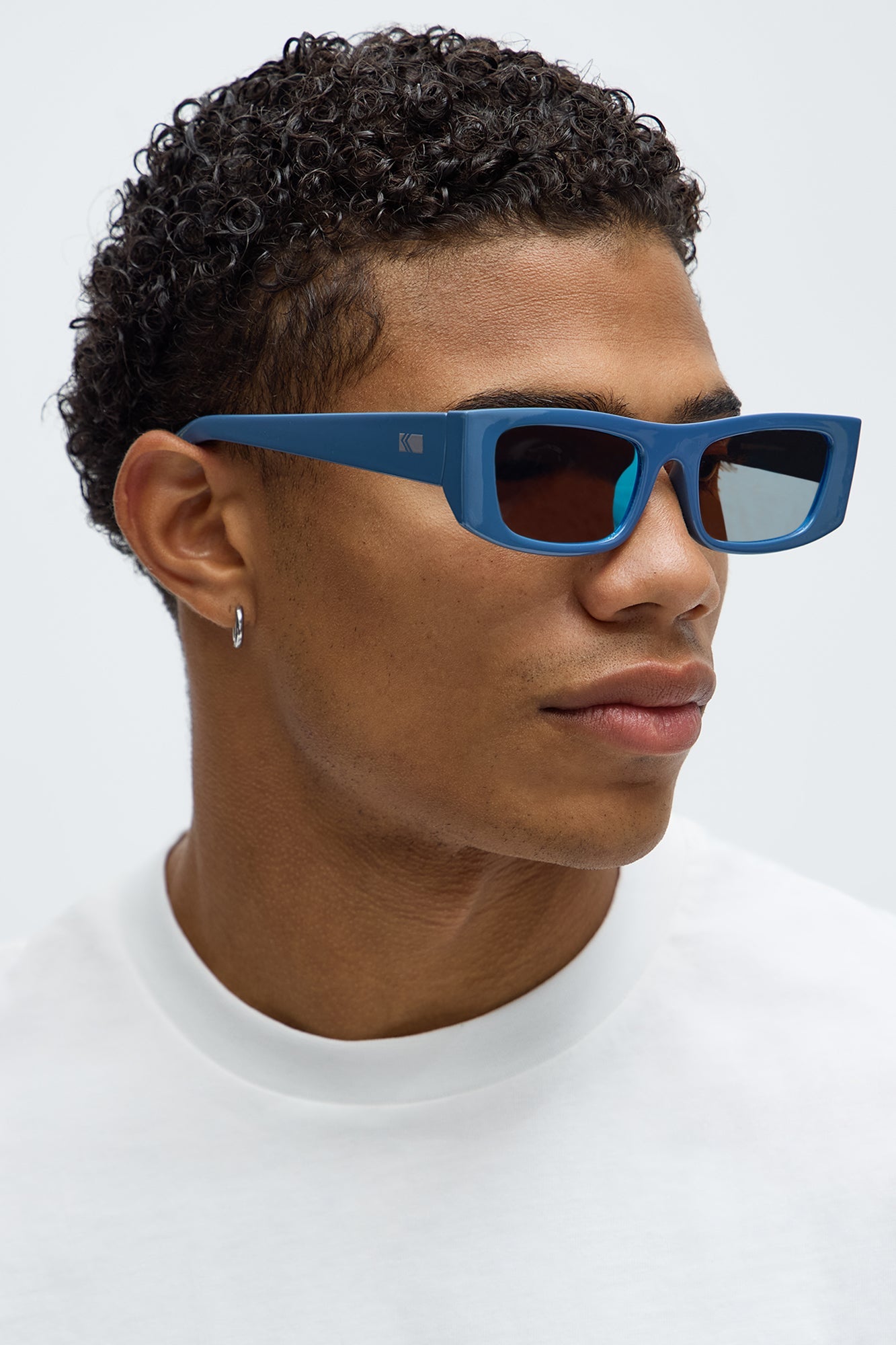 Pulse Rectangle Sunglasses - Blue
