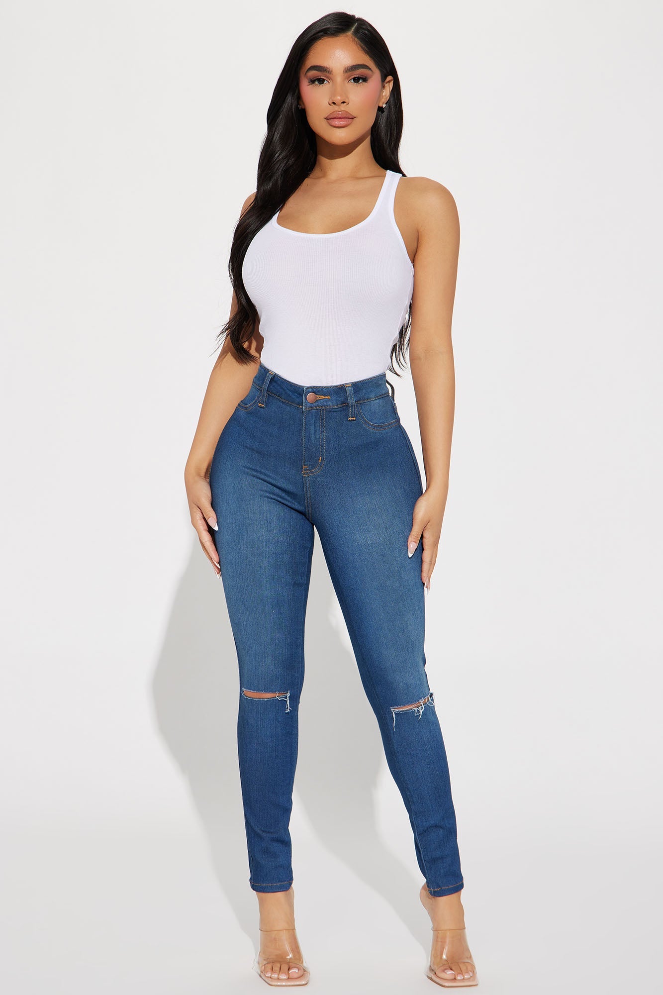 Petite Canopy Jeans - Medium Wash